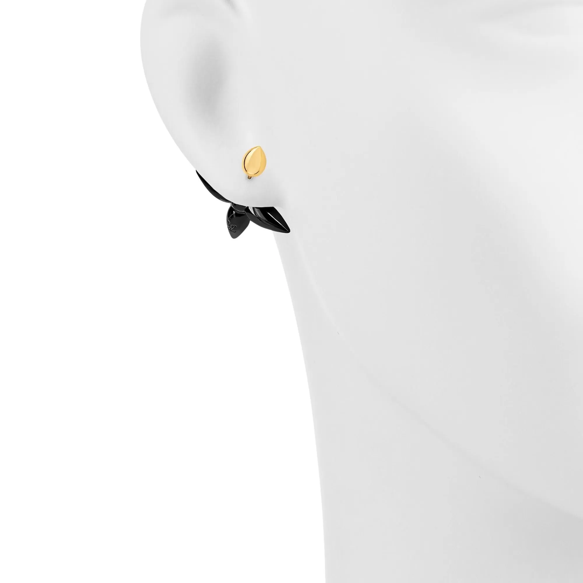 Store Louis Vuitton Louisette Earrings Black