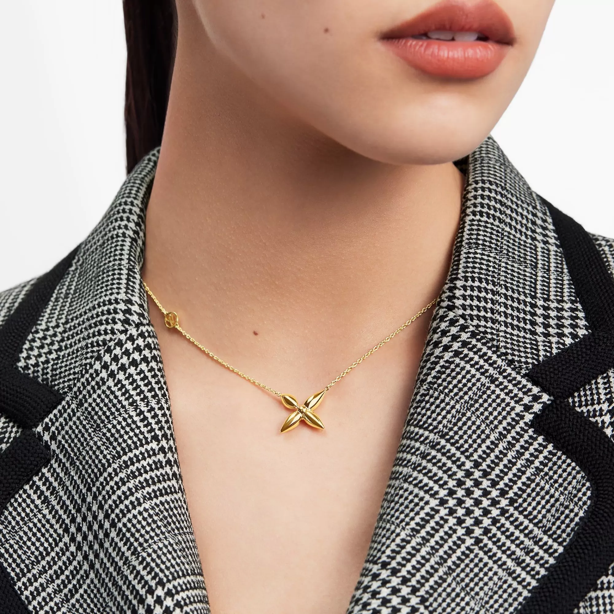 Store Louis Vuitton Louisette Necklace Gold