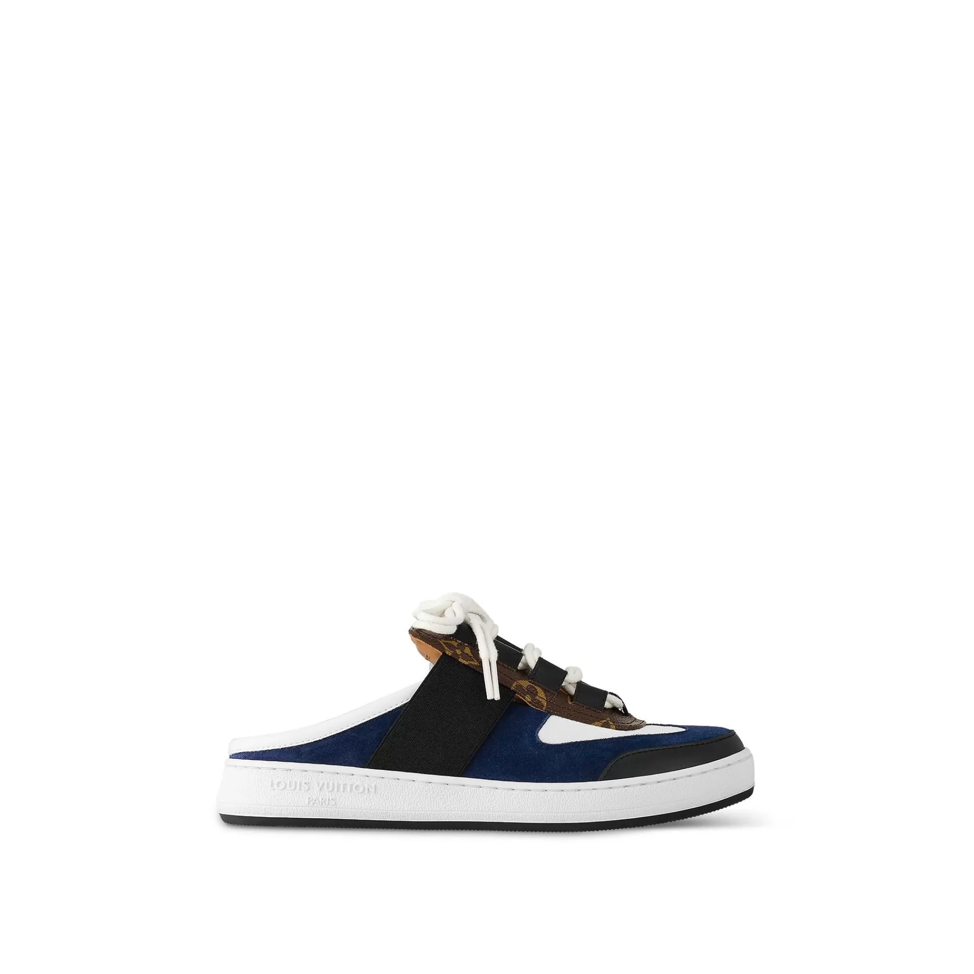 Shop Louis Vuitton Lous Open Back Sneaker Marine