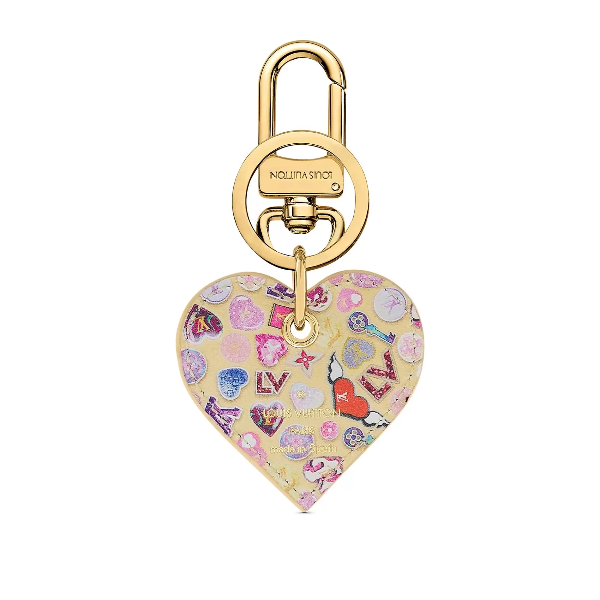 Clearance Louis Vuitton Love Lock Heart Key Holder