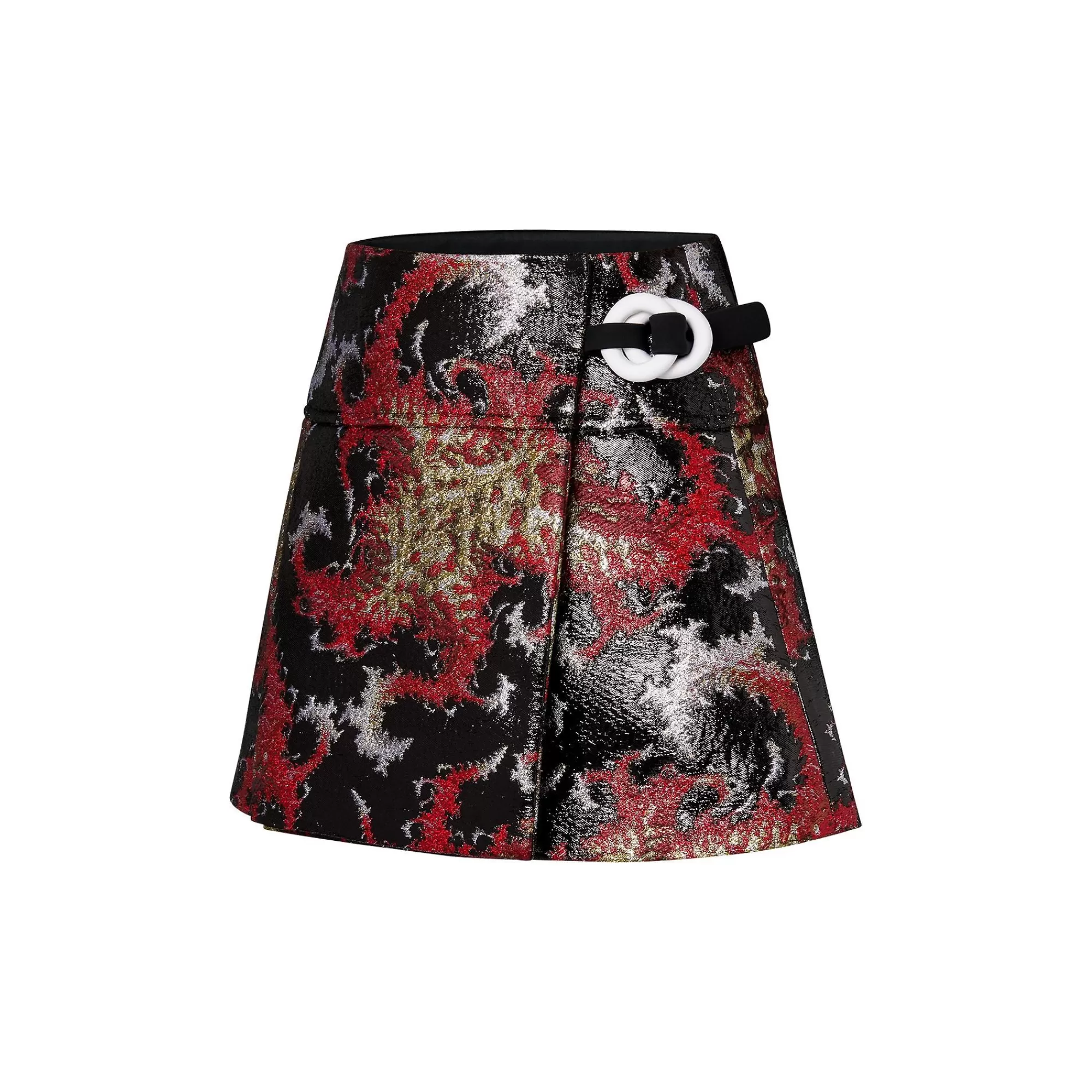 Cheap Louis Vuitton Lurex Jacquard Mini Wrap Skirt