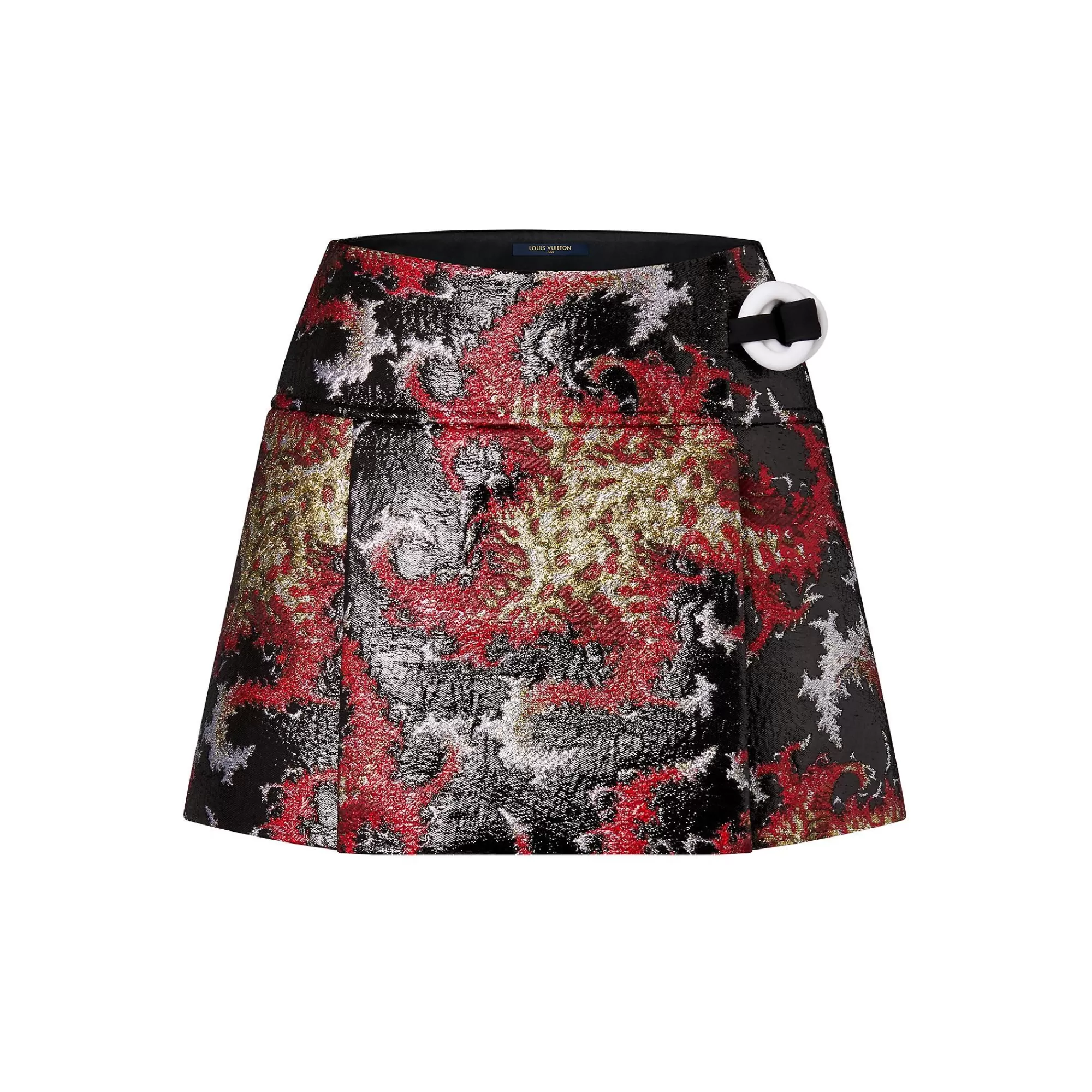 Cheap Louis Vuitton Lurex Jacquard Mini Wrap Skirt