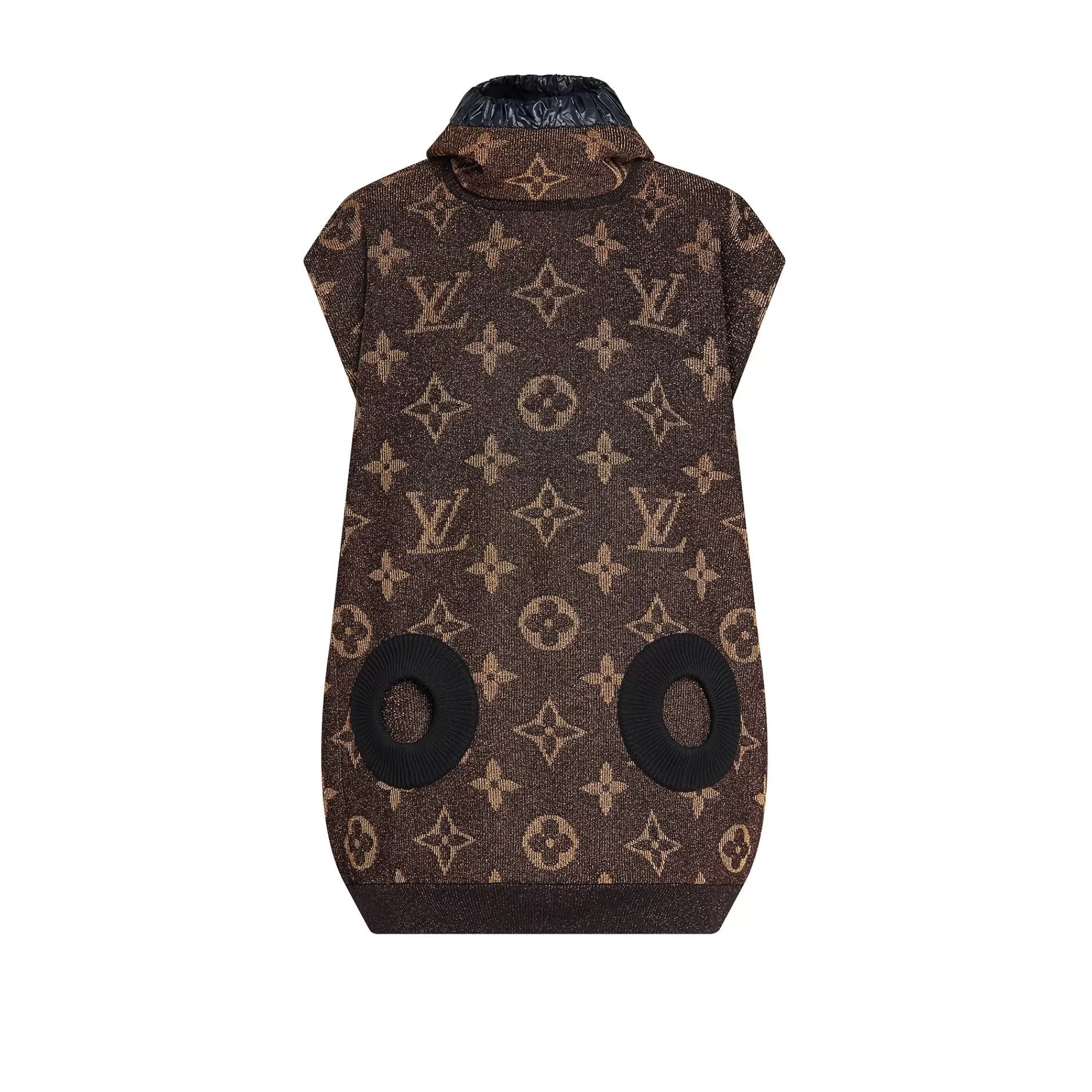 Shop Louis Vuitton Lurex Monogram Sleeveless Pullover
