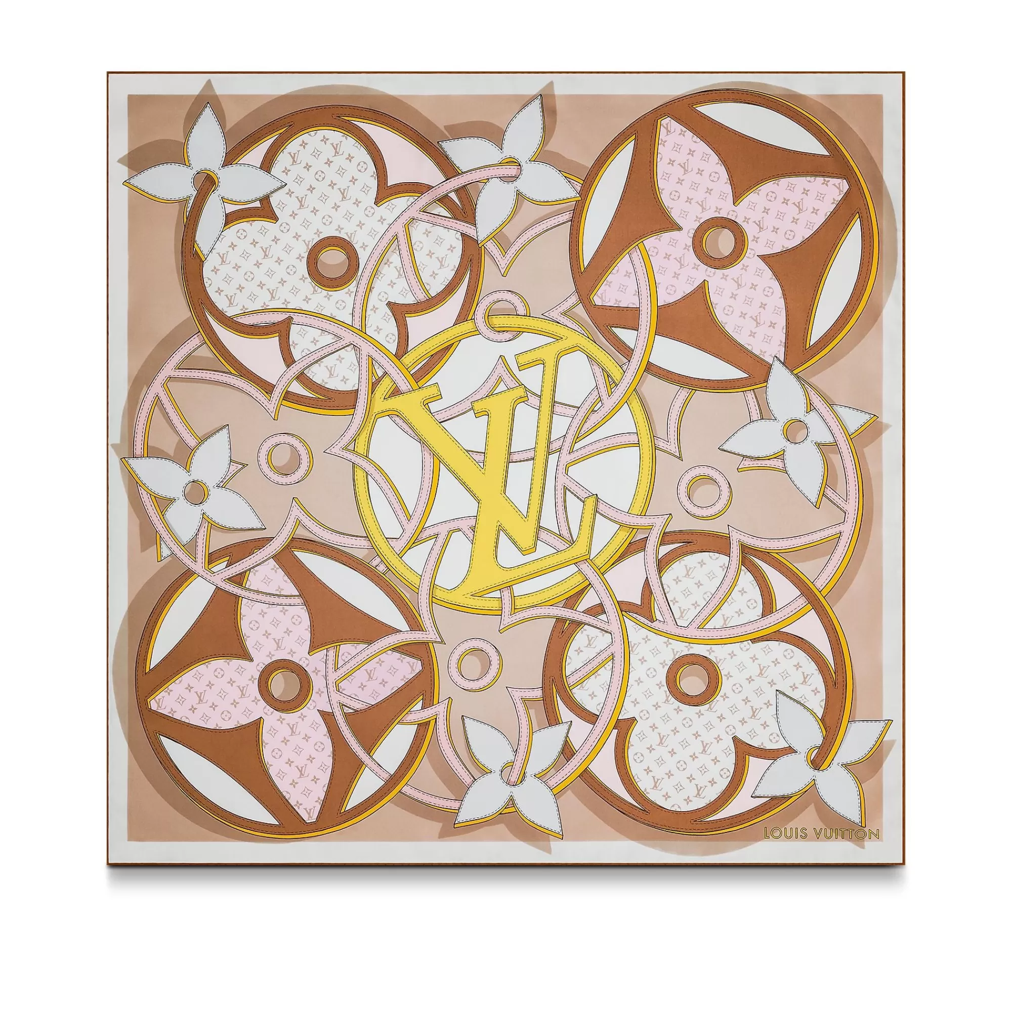 Sale Louis Vuitton Lv 360 Square 90 Beige