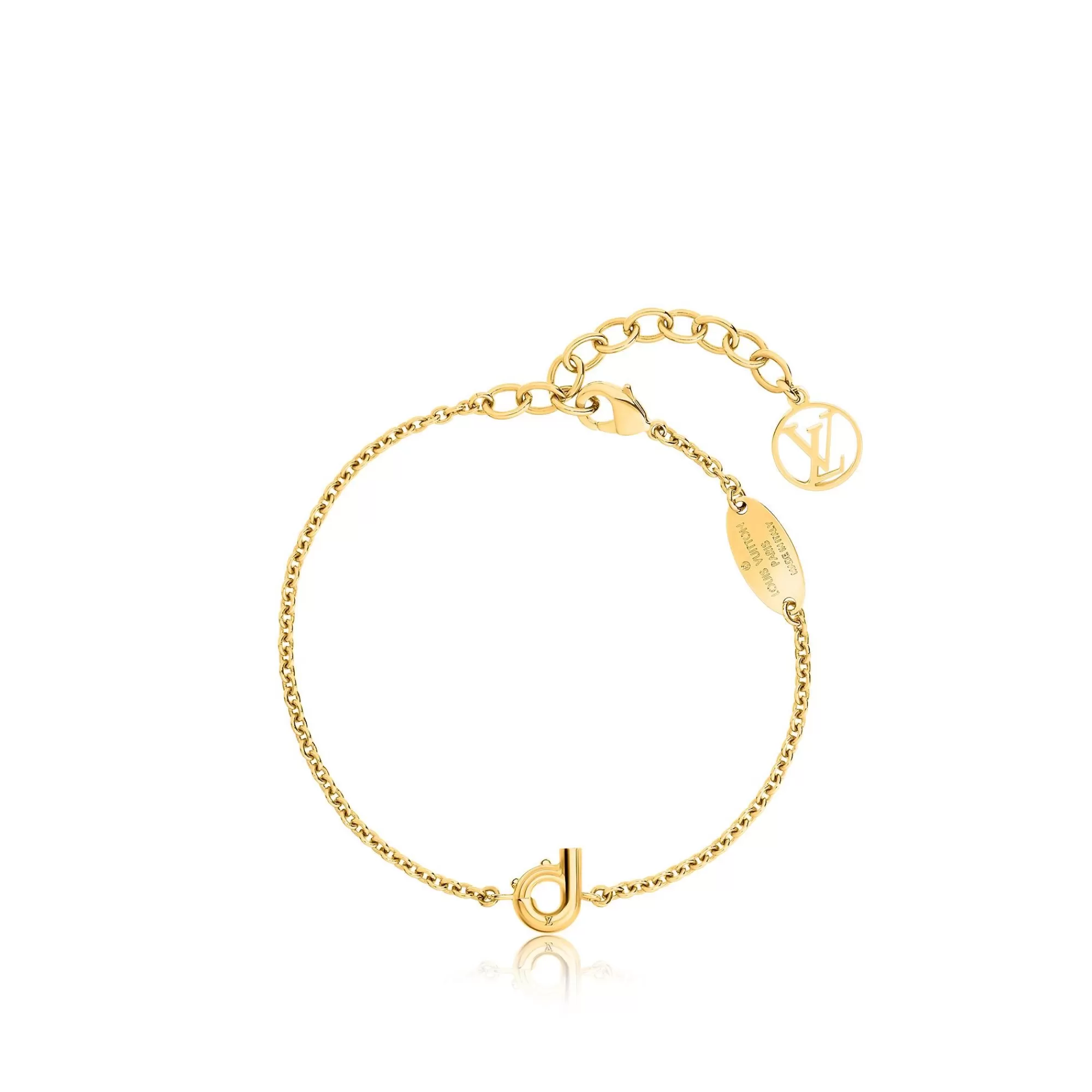 Best Sale Louis Vuitton Lv & Me Bracelet, Letter D