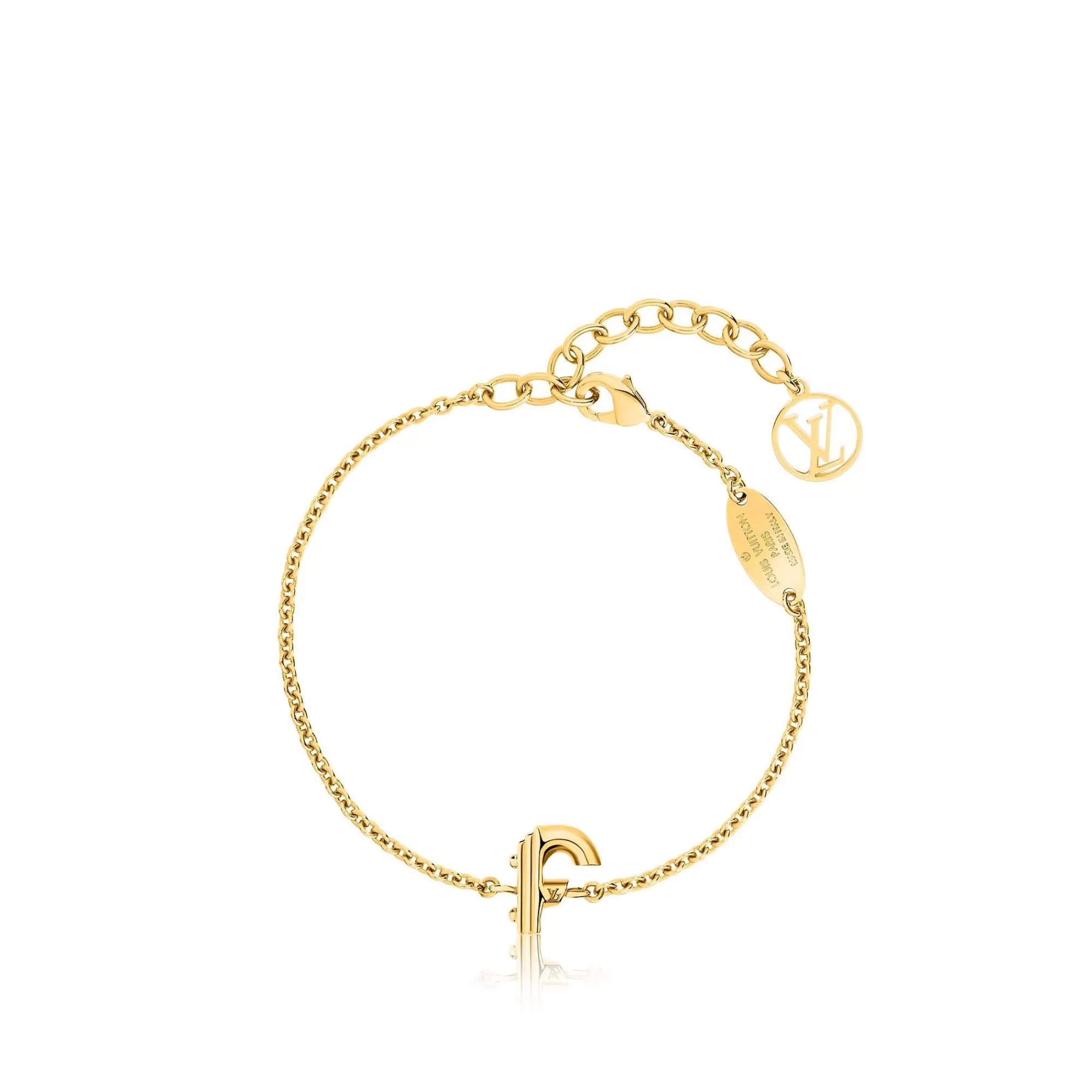 Flash Sale Louis Vuitton Lv & Me Bracelet, Letter F