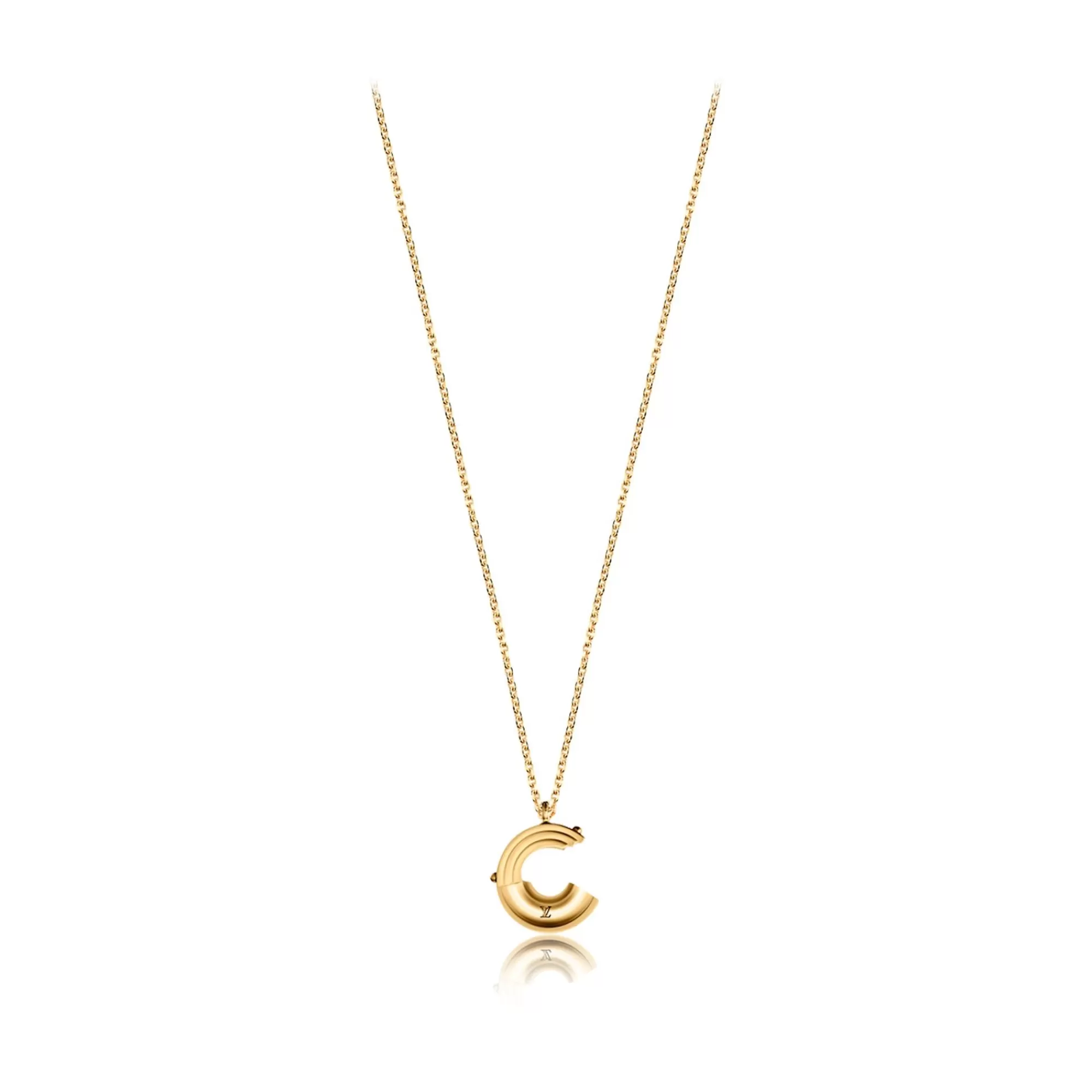 Best Louis Vuitton Lv & Me Necklace, Letter C