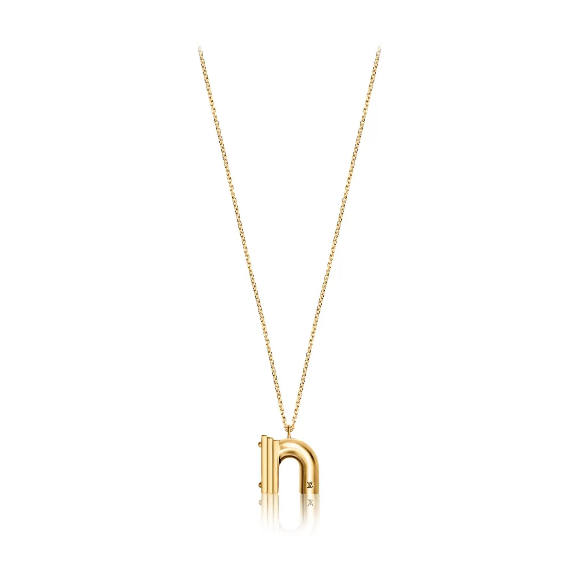 Outlet Louis Vuitton Lv & Me Necklace, Letter N