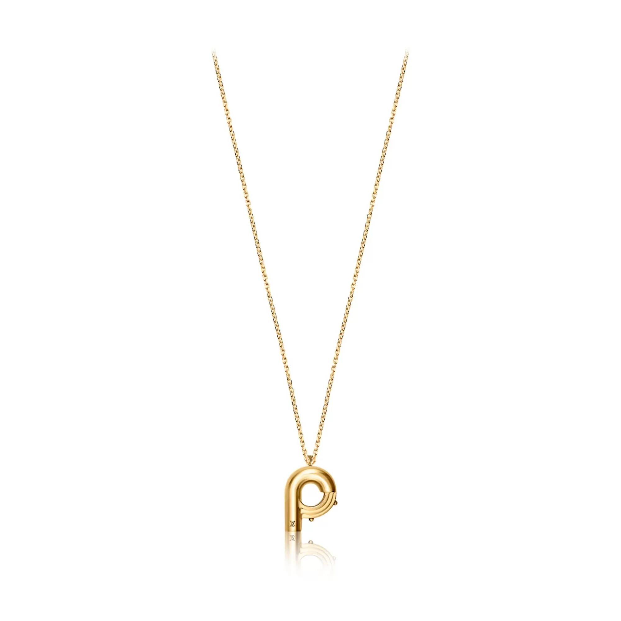 New Louis Vuitton Lv & Me Necklace, Letter P