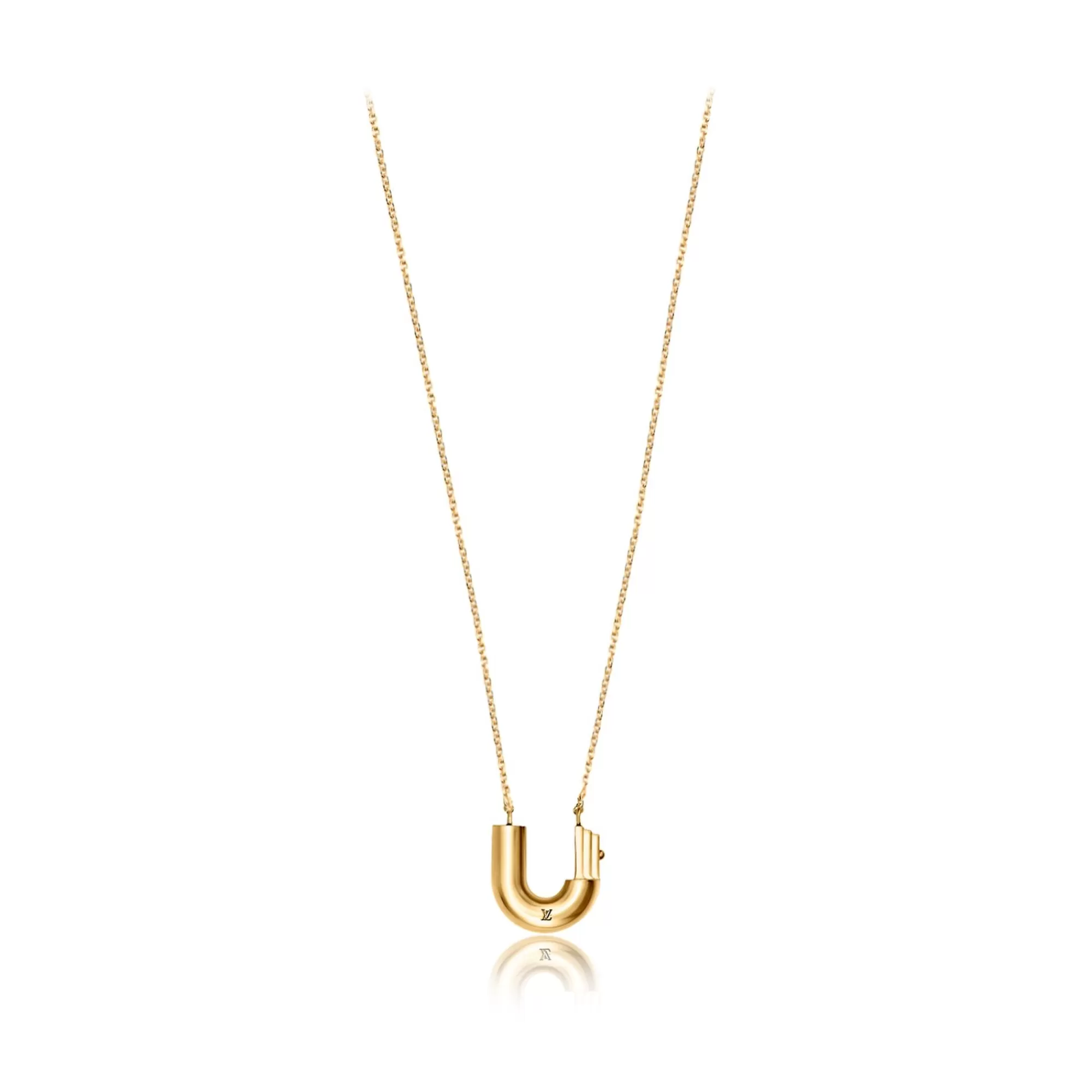 Shop Louis Vuitton Lv & Me Necklace, Letter U