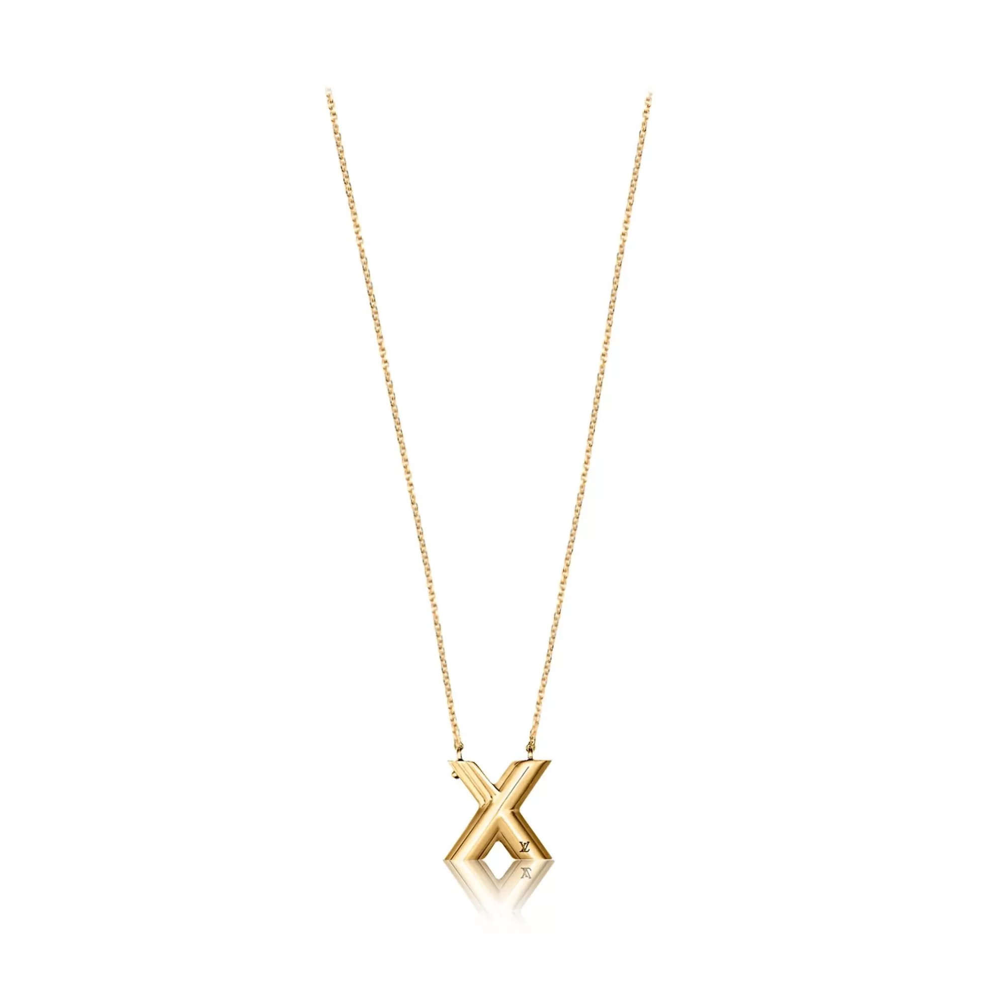 Store Louis Vuitton Lv & Me Necklace, Letter X