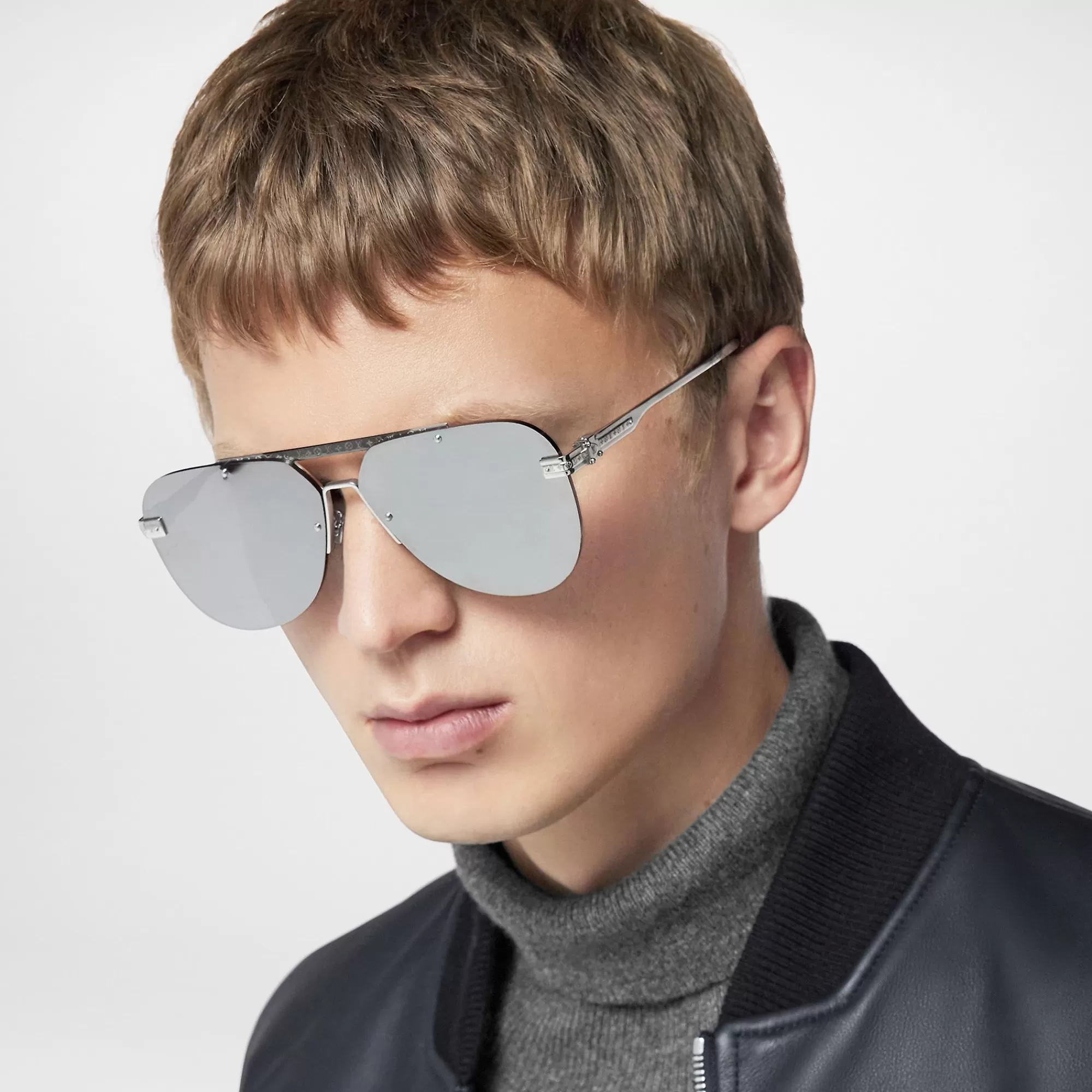 Outlet Louis Vuitton Lv Ash Sunglasses Silver