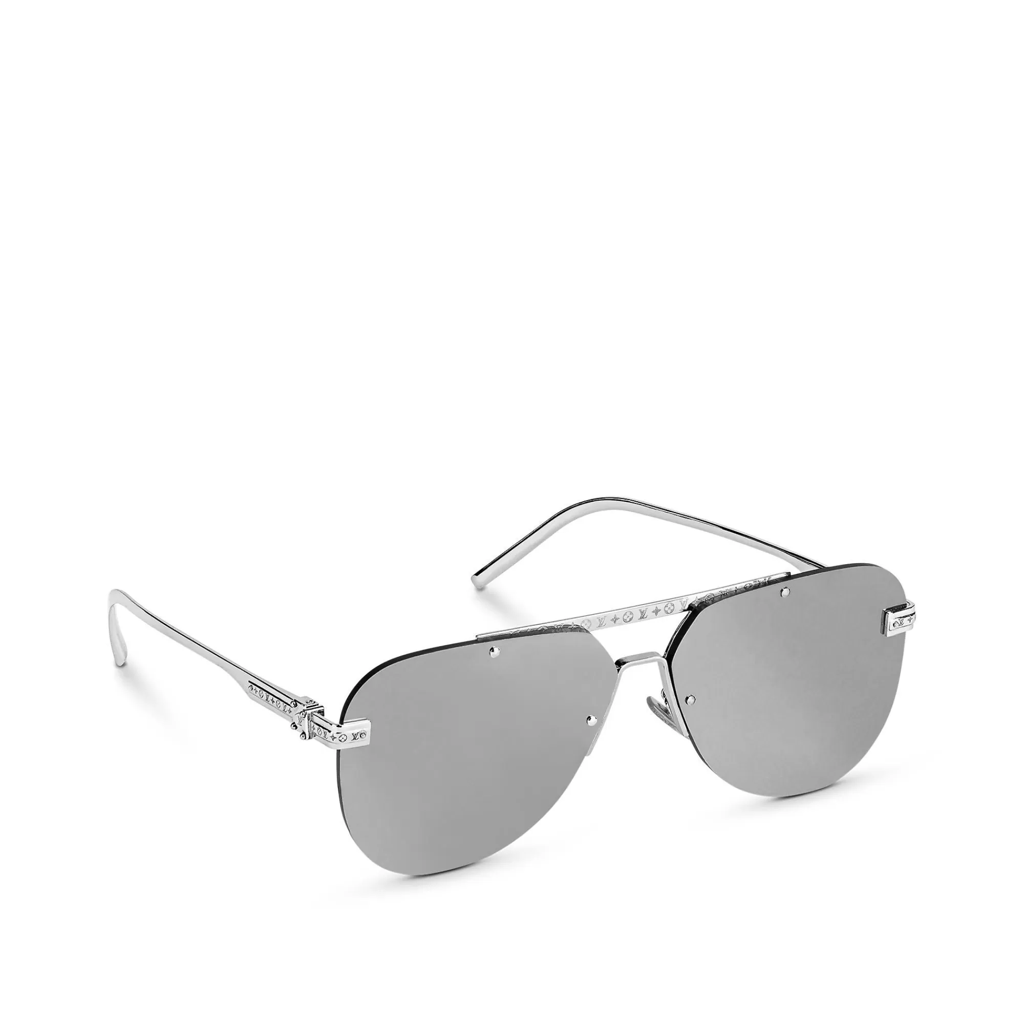 Outlet Louis Vuitton Lv Ash Sunglasses Silver