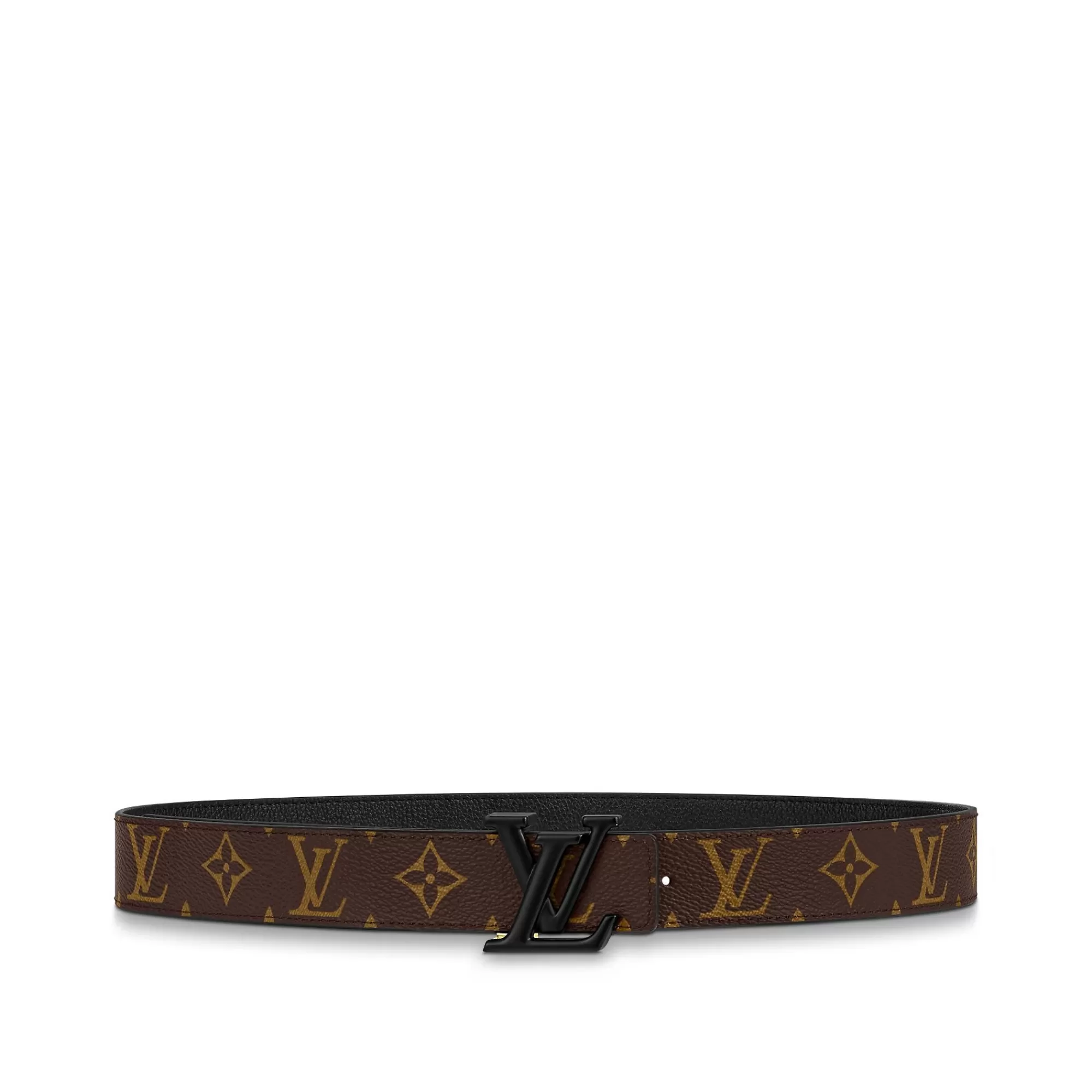 Shop Louis Vuitton Lv Boost 30Mm Reversible Belt Black