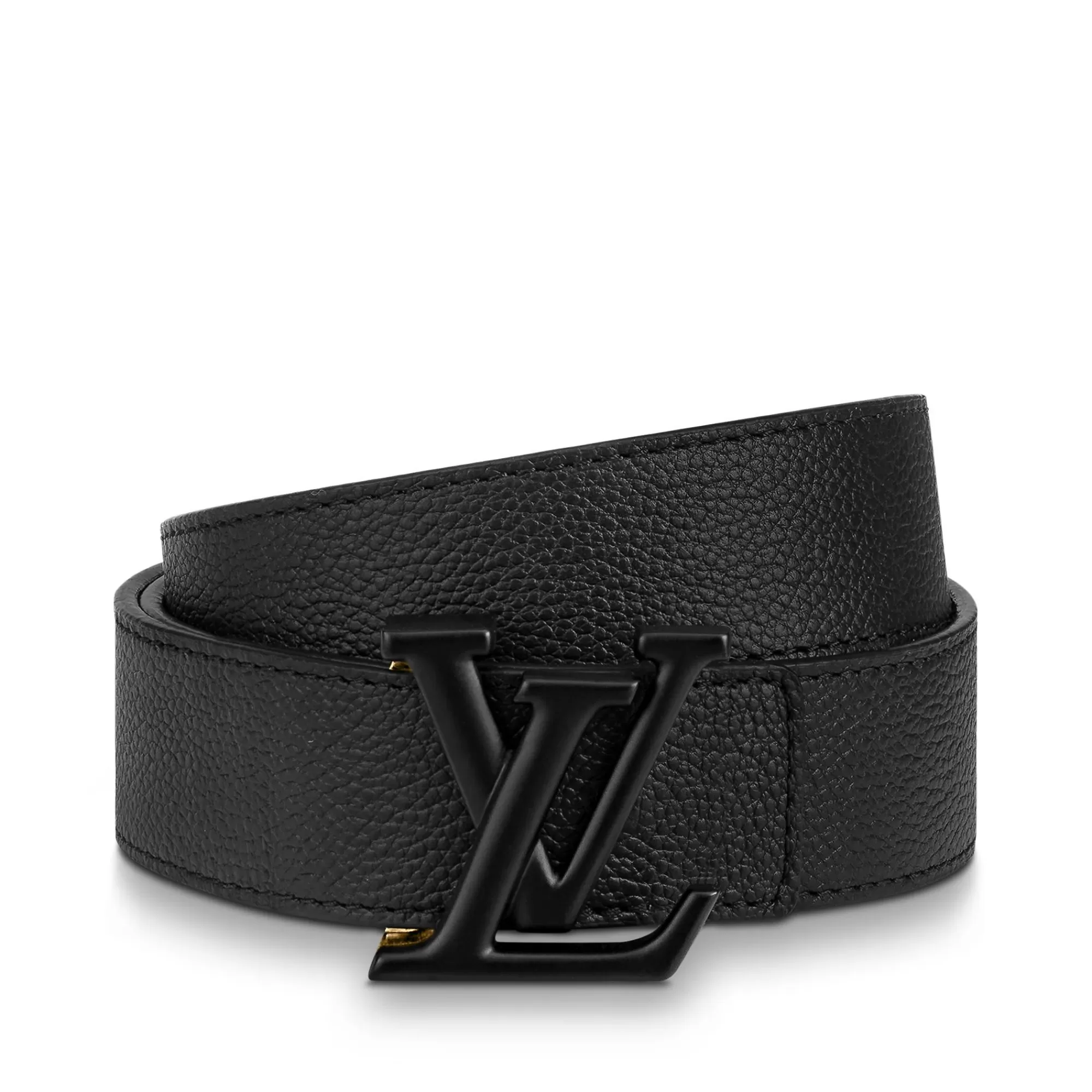 Shop Louis Vuitton Lv Boost 30Mm Reversible Belt Black
