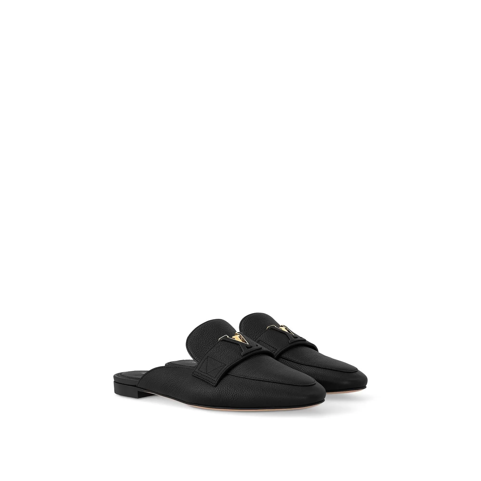 Cheap Louis Vuitton Lv Capri Open Back Loafer Black