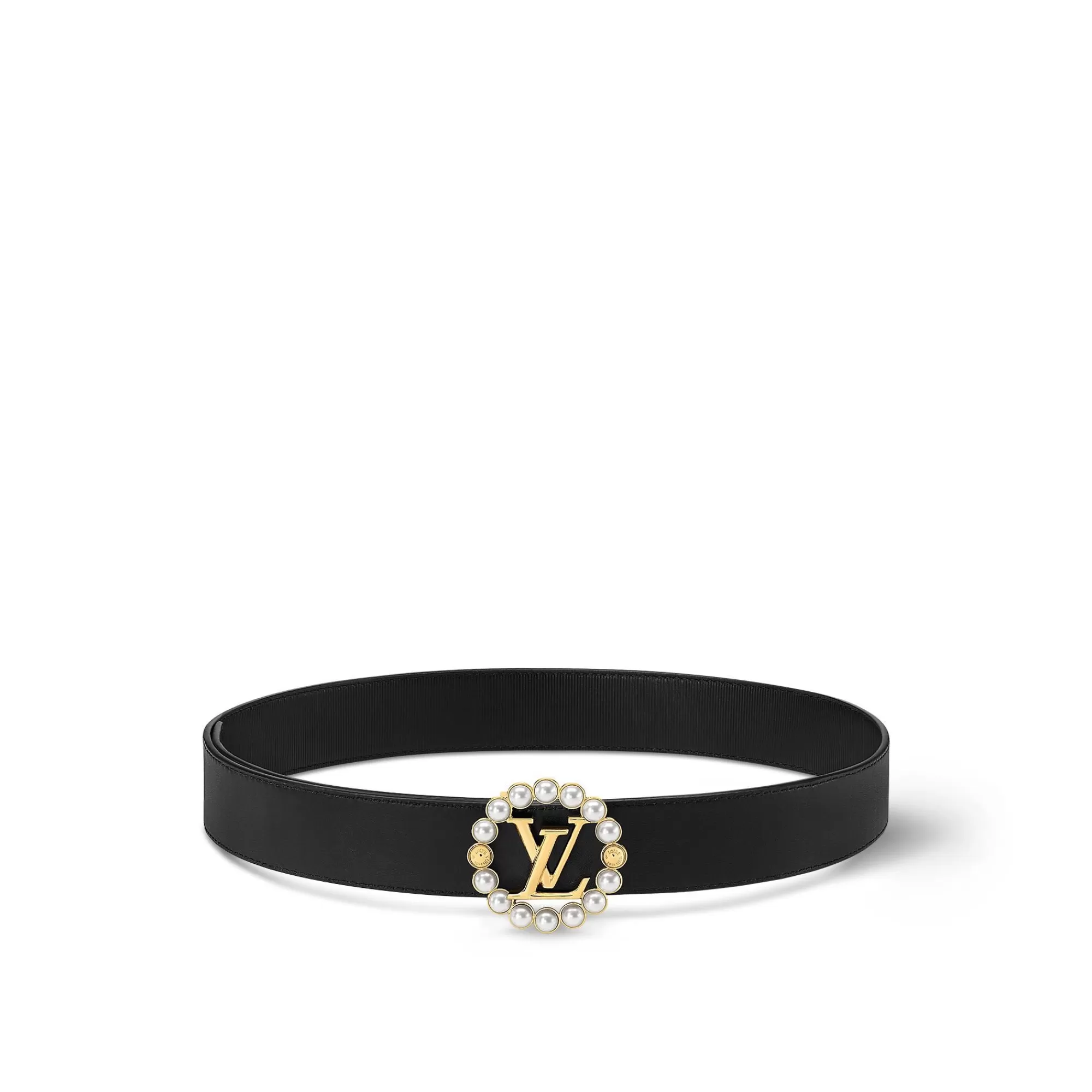 Sale Louis Vuitton Lv Circle Pearl 35Mm Reversible Belt