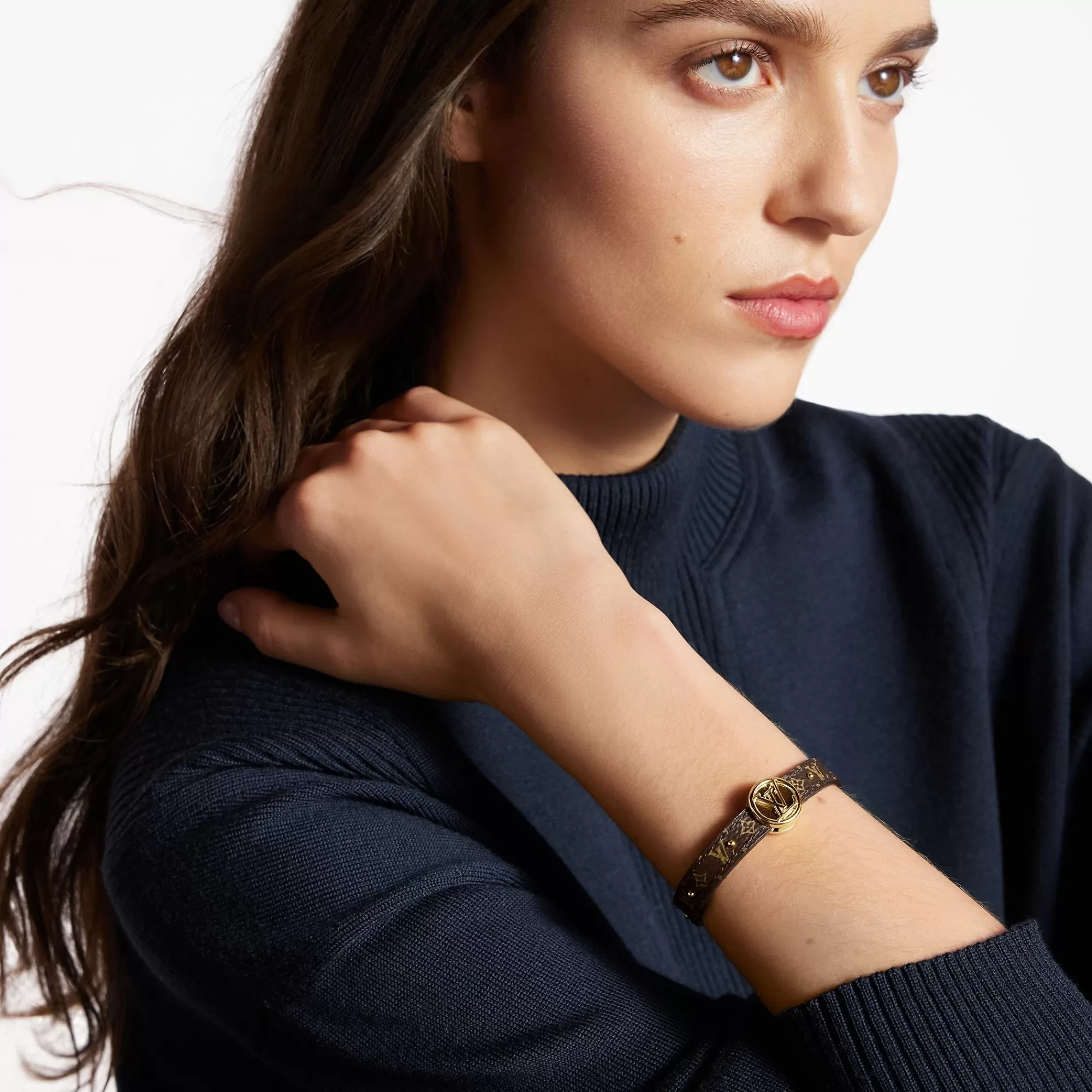 Online Louis Vuitton Lv Circle Reversible Bracelet Monogram Rouge