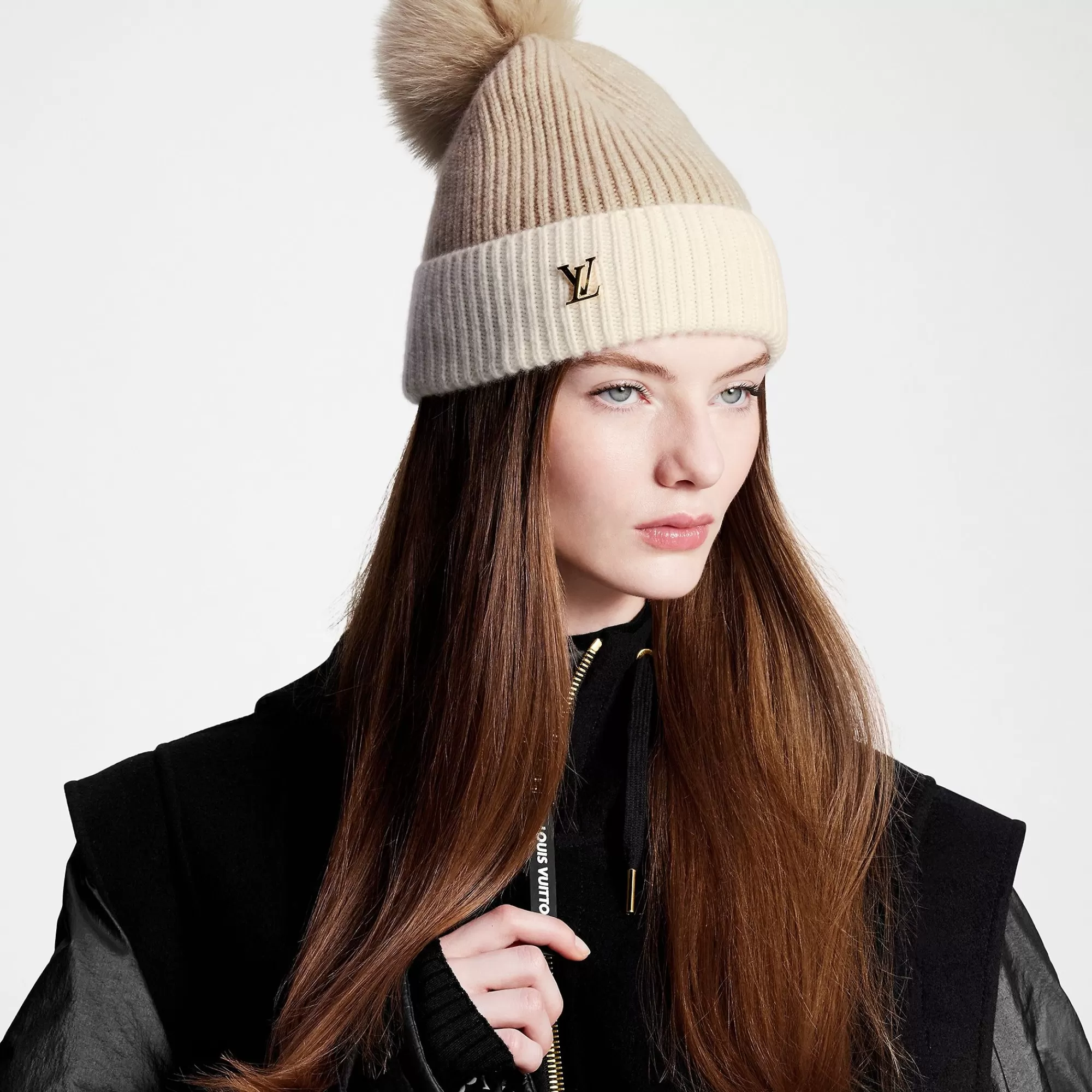 Outlet Louis Vuitton Lv Cold Spark Beanie Beige