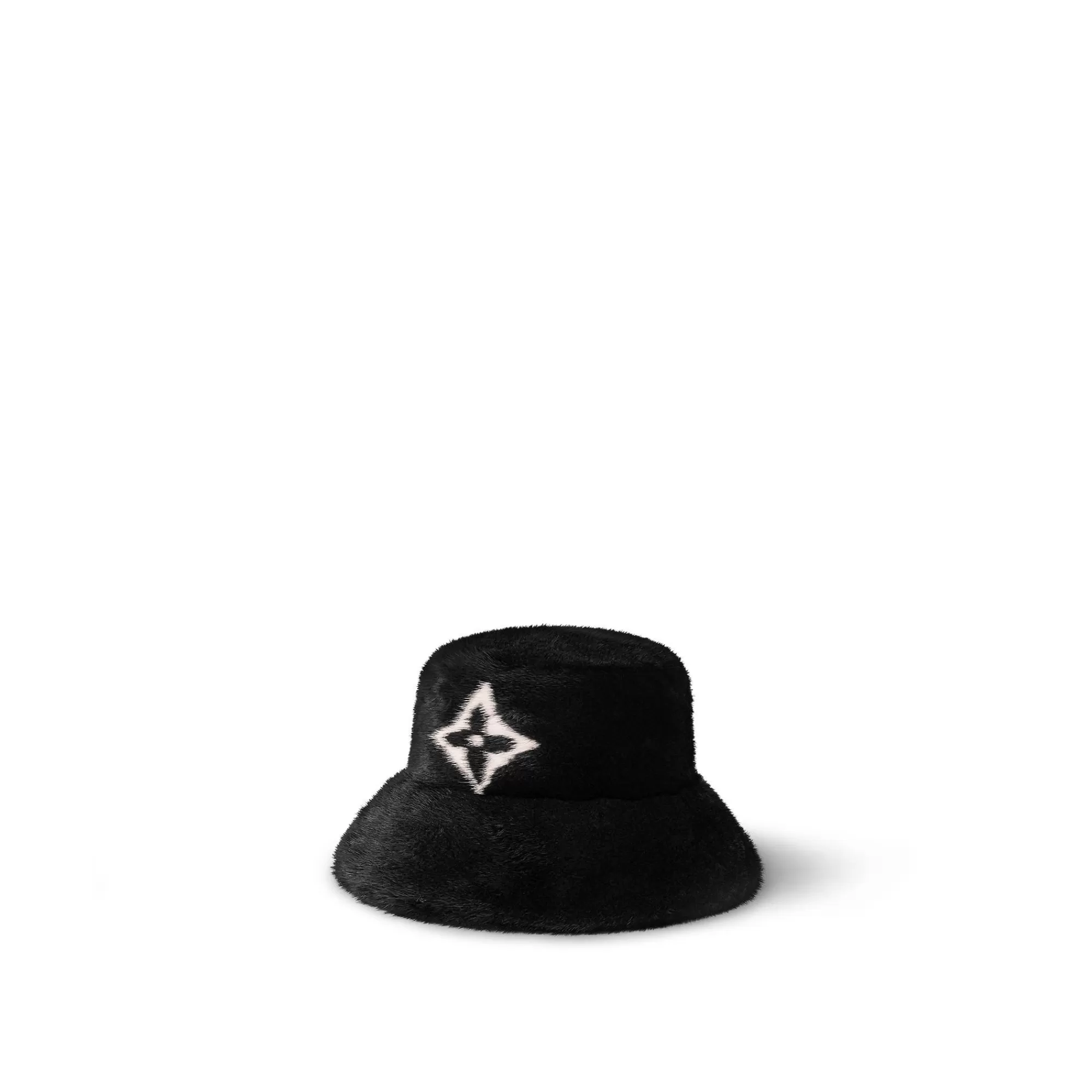 Shop Louis Vuitton Lv Cosy Mink Fur Bucket Hat