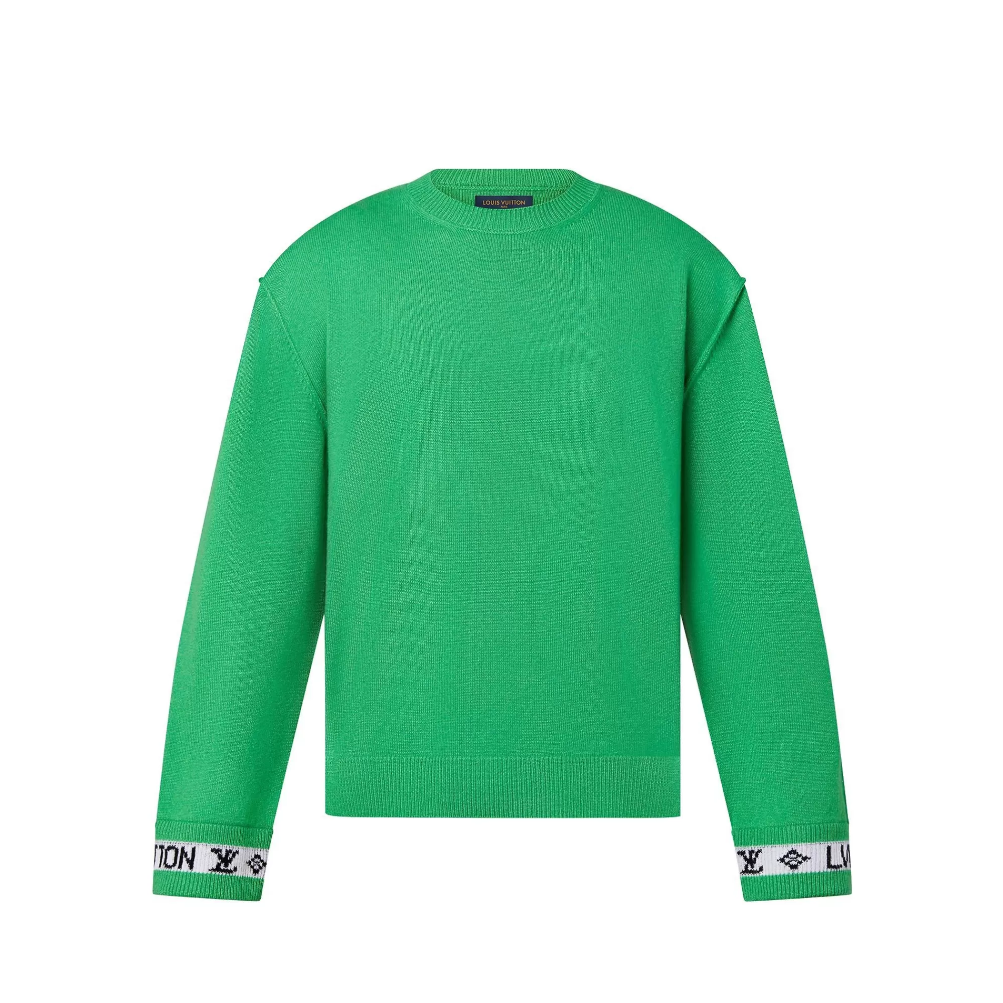 Best Sale Louis Vuitton Lv Cuffs Cashmere Crewneck