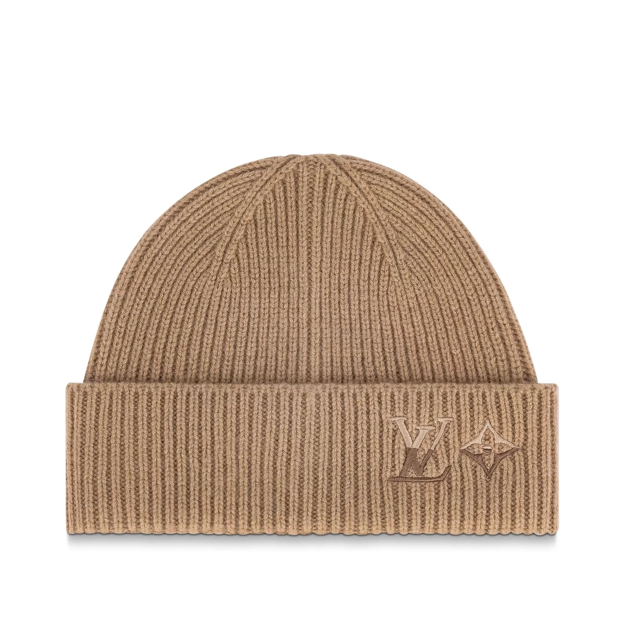Clearance Louis Vuitton Lv Dual Beanie Beige