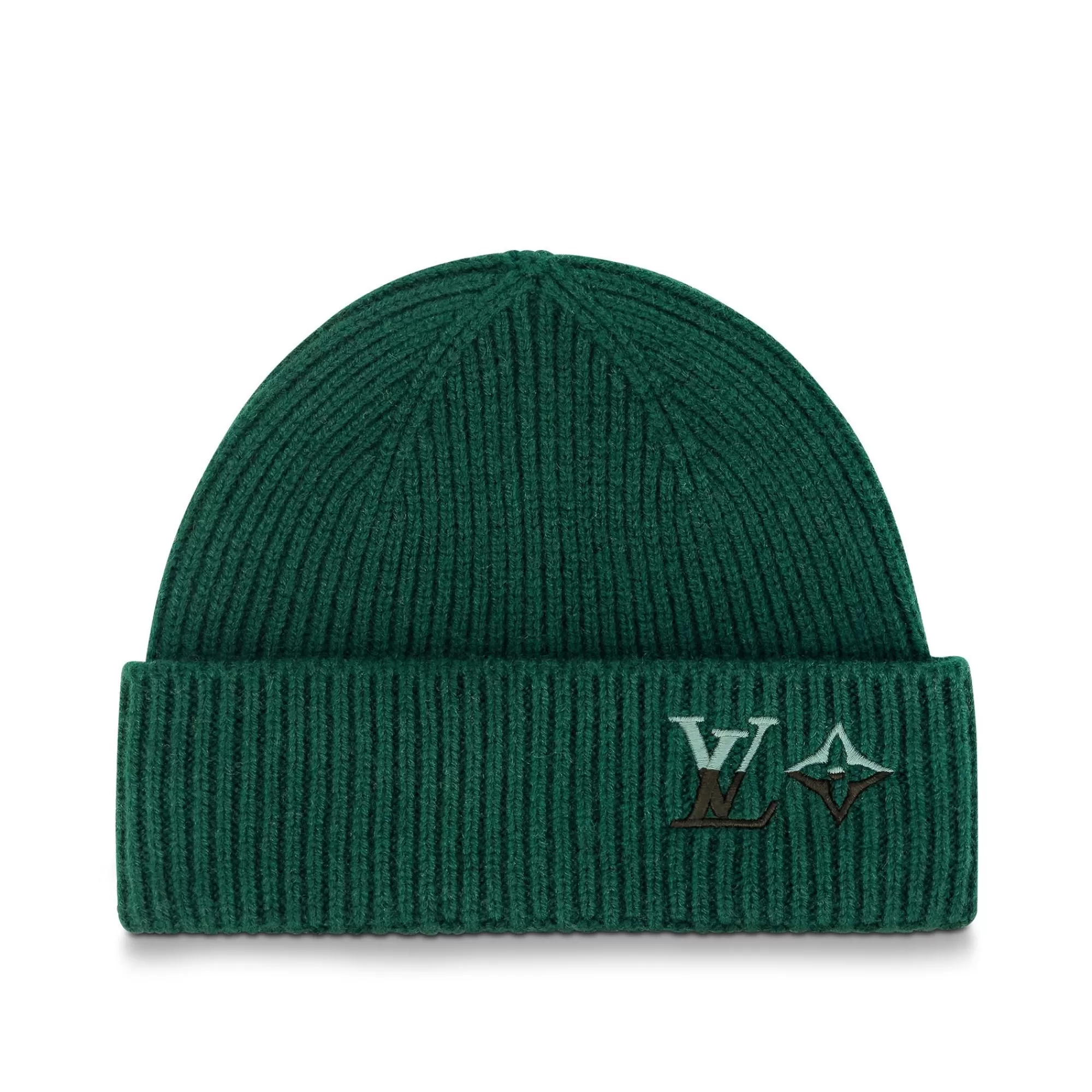 Cheap Louis Vuitton Lv Dual Beanie Dark Green