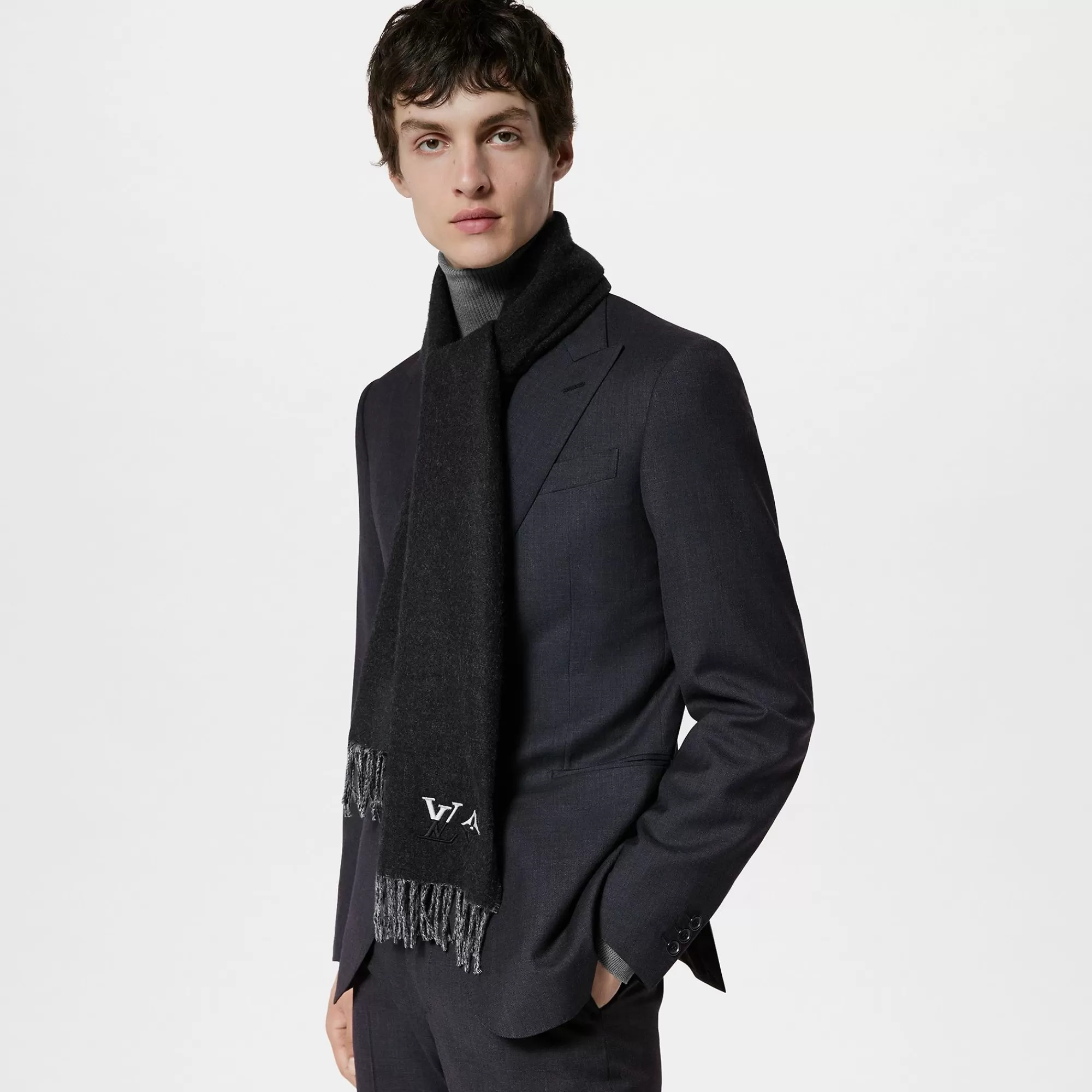 Cheap Louis Vuitton Lv Dual Scarf Black