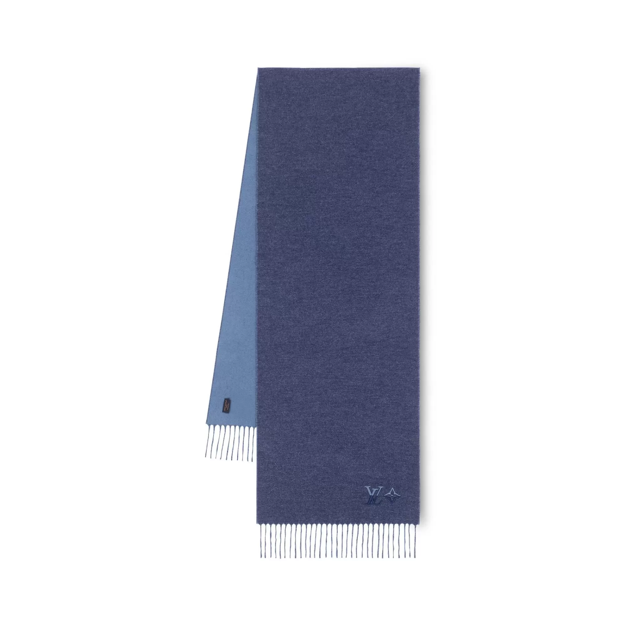 Shop Louis Vuitton Lv Dual Scarf Blue