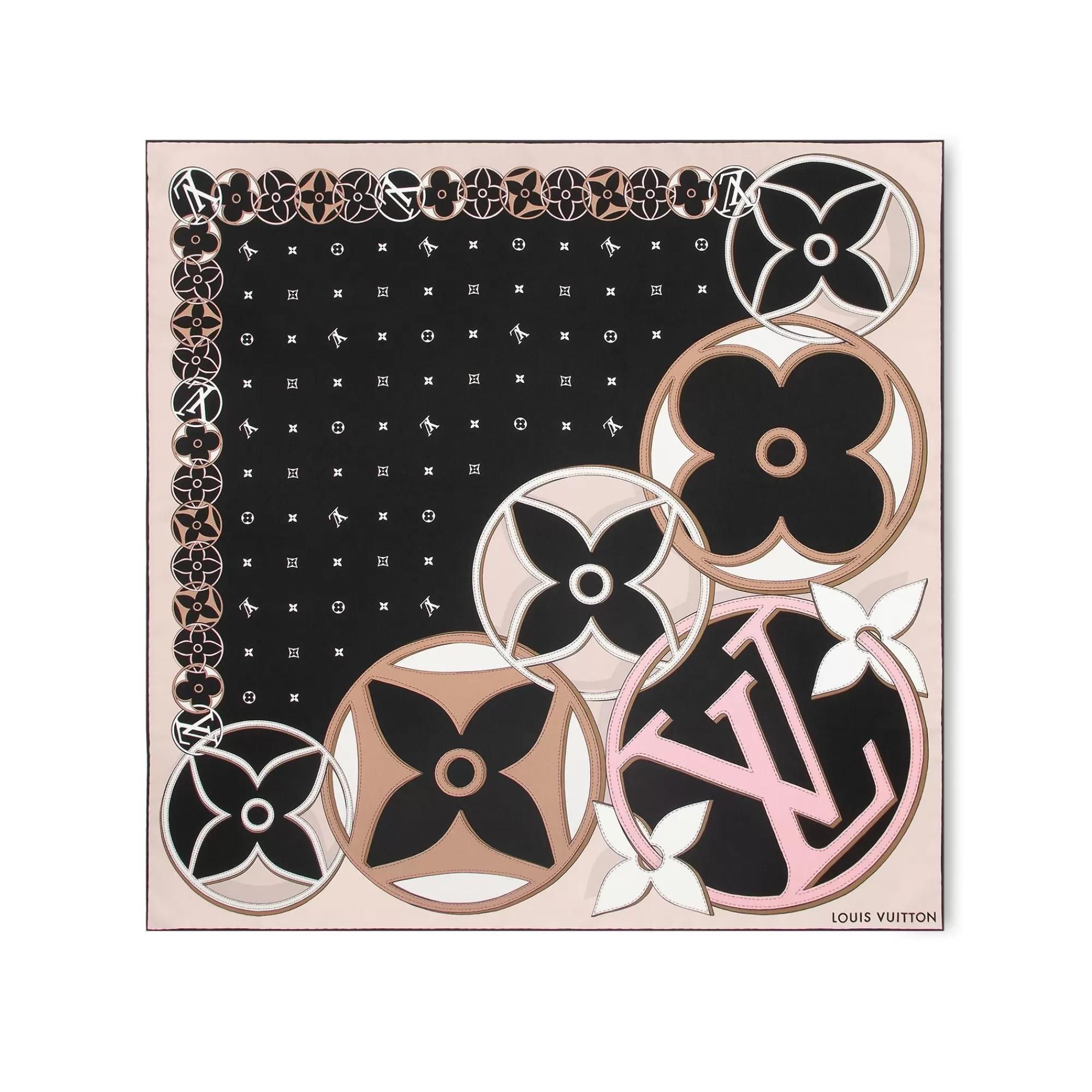 Hot Louis Vuitton Lv Duality Square 90 Black