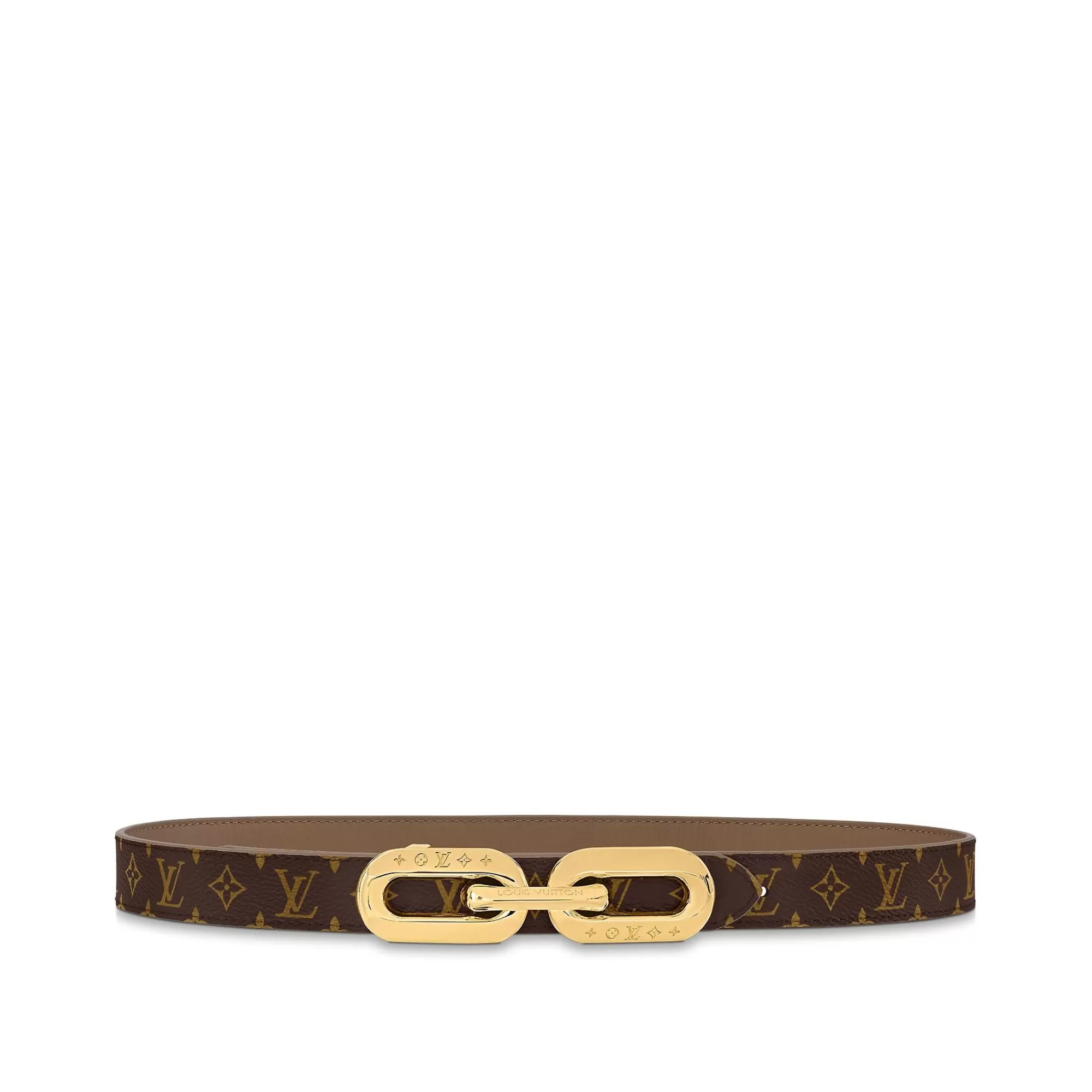Sale Louis Vuitton Lv Edge 25Mm Reversible Belt Beige