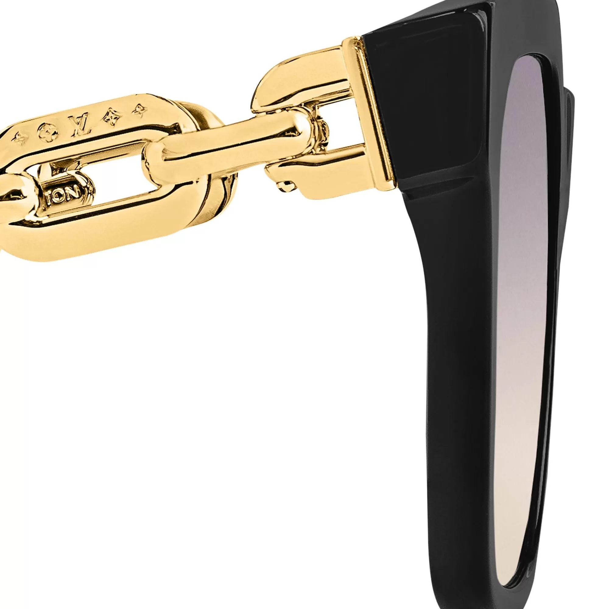 Sale Louis Vuitton Lv Edge Large Square Sunglasses Black