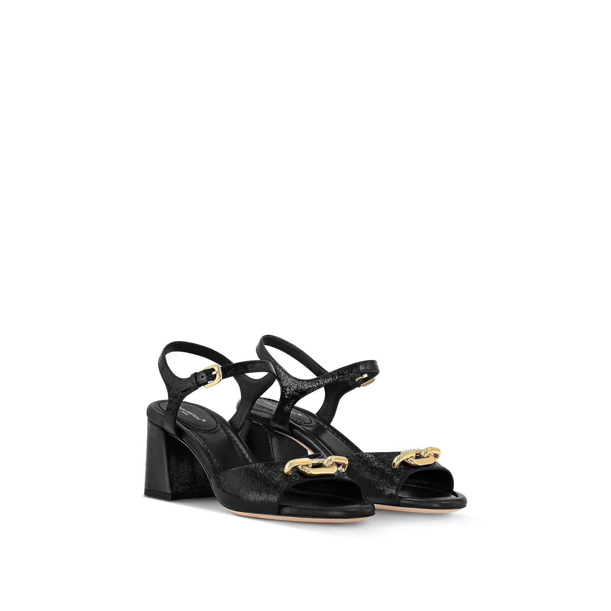 Best Sale Louis Vuitton Lv Edge Sandal Black