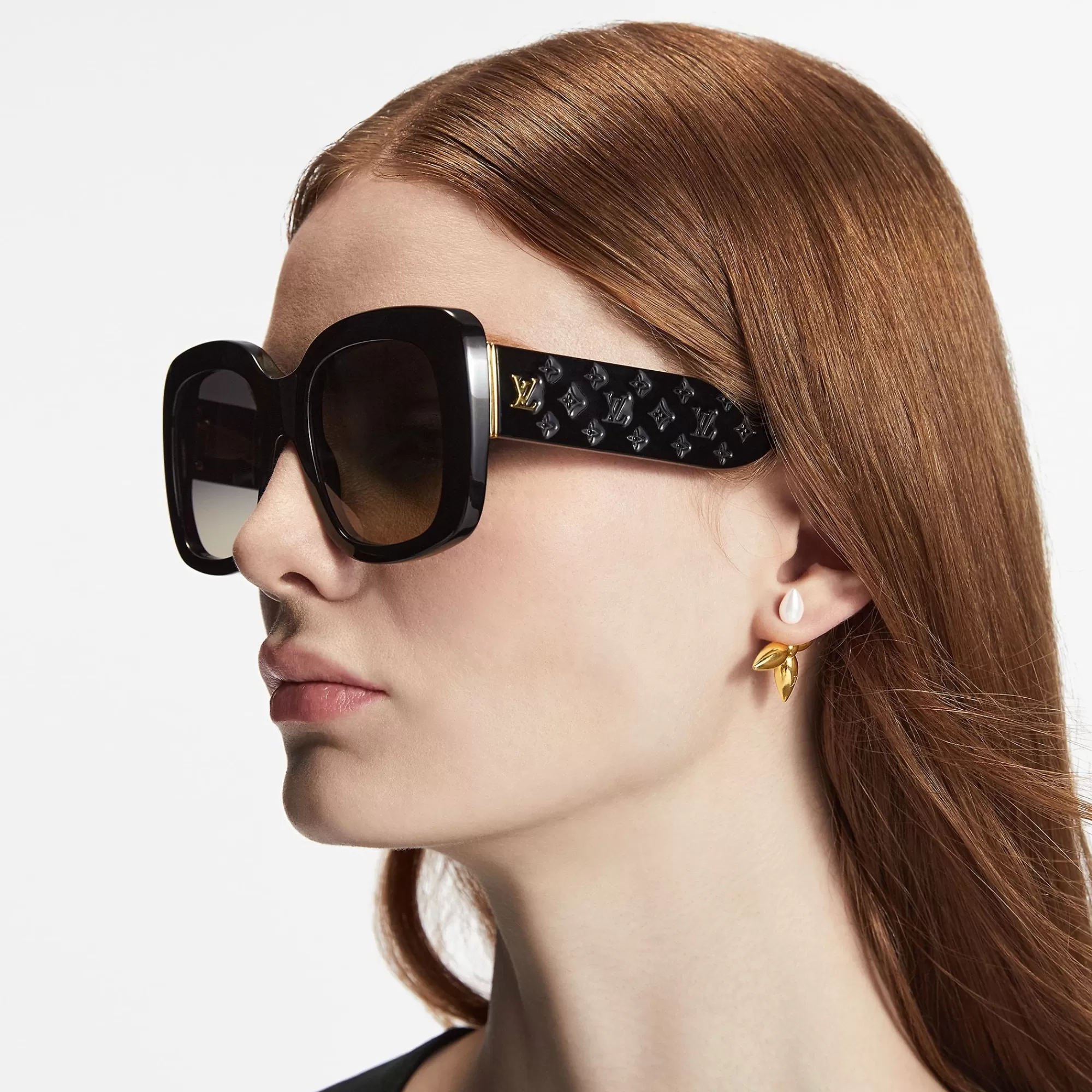 Sale Louis Vuitton Lv Empreinte Square Sunglasses