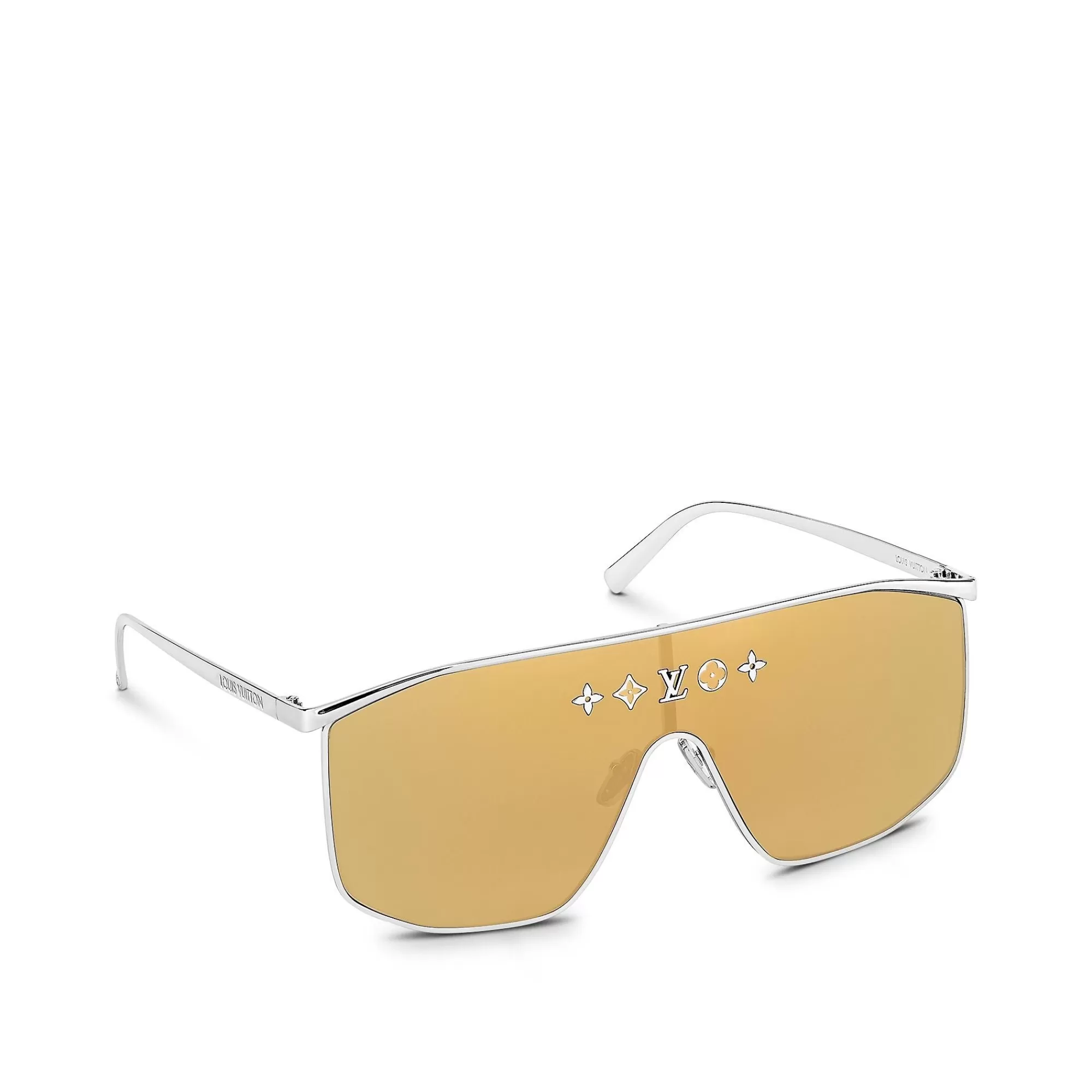 Hot Louis Vuitton Lv En Mask Sunglasses Gold