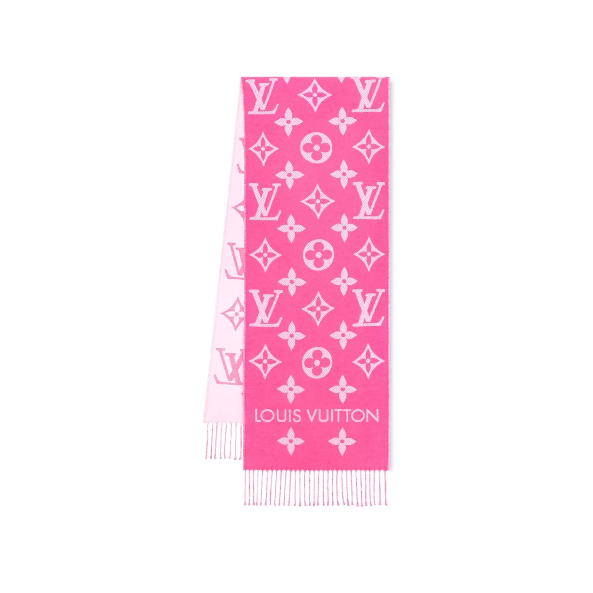 Outlet Louis Vuitton Lv Essential Scarf Rose Pop