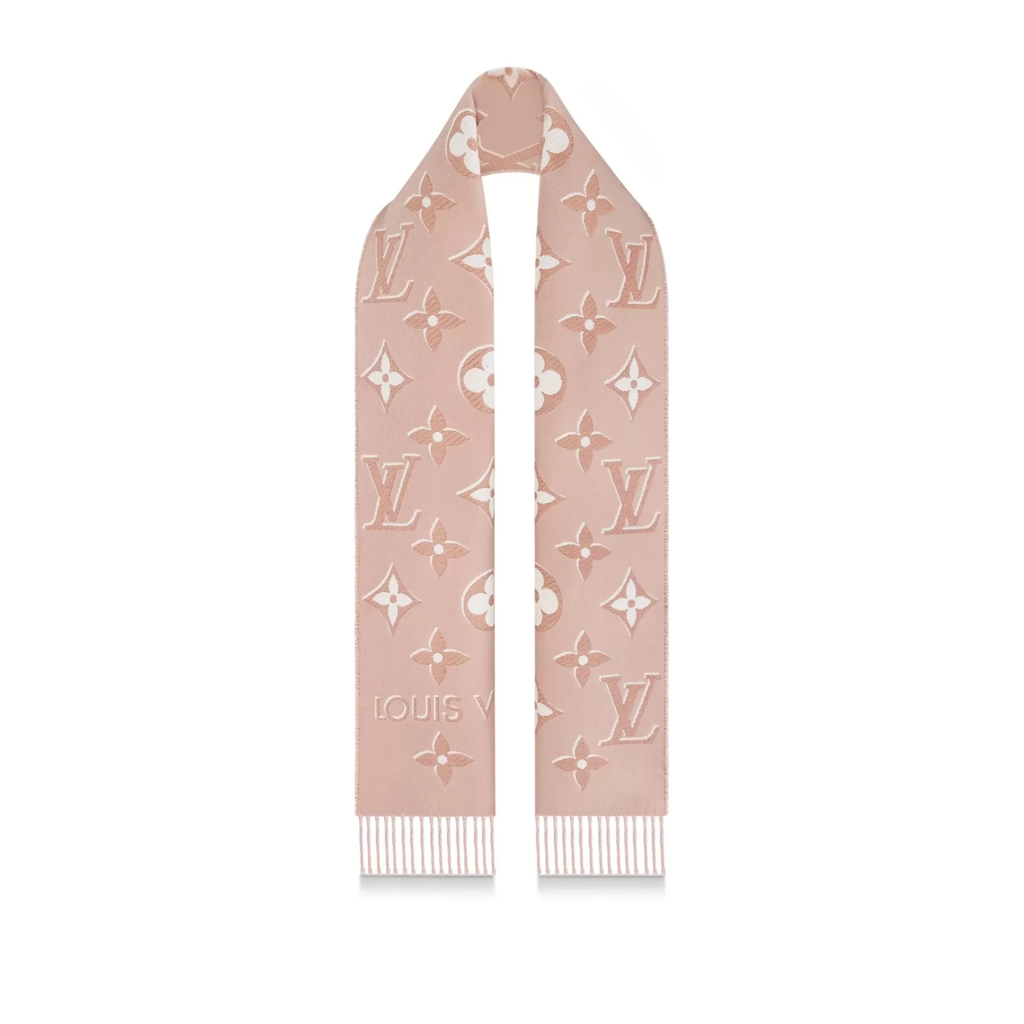Hot Louis Vuitton Lv Essential Shine Scarf Pink