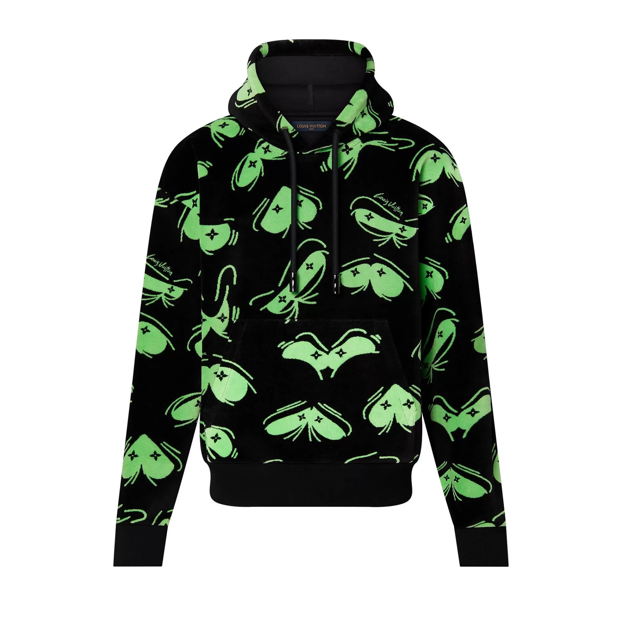 Sale Louis Vuitton Lv Eyes Graphic Jacquard Hoodie