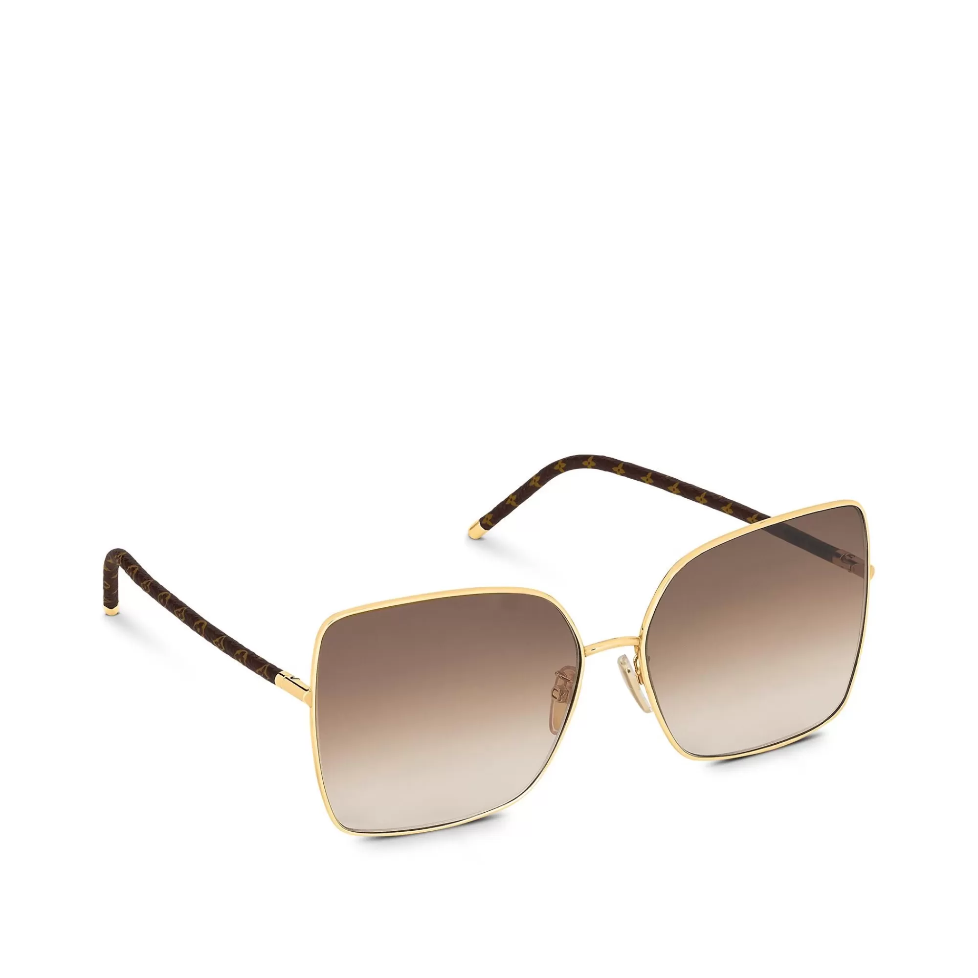 Hot Louis Vuitton Lv First Metal Square Sunglasses