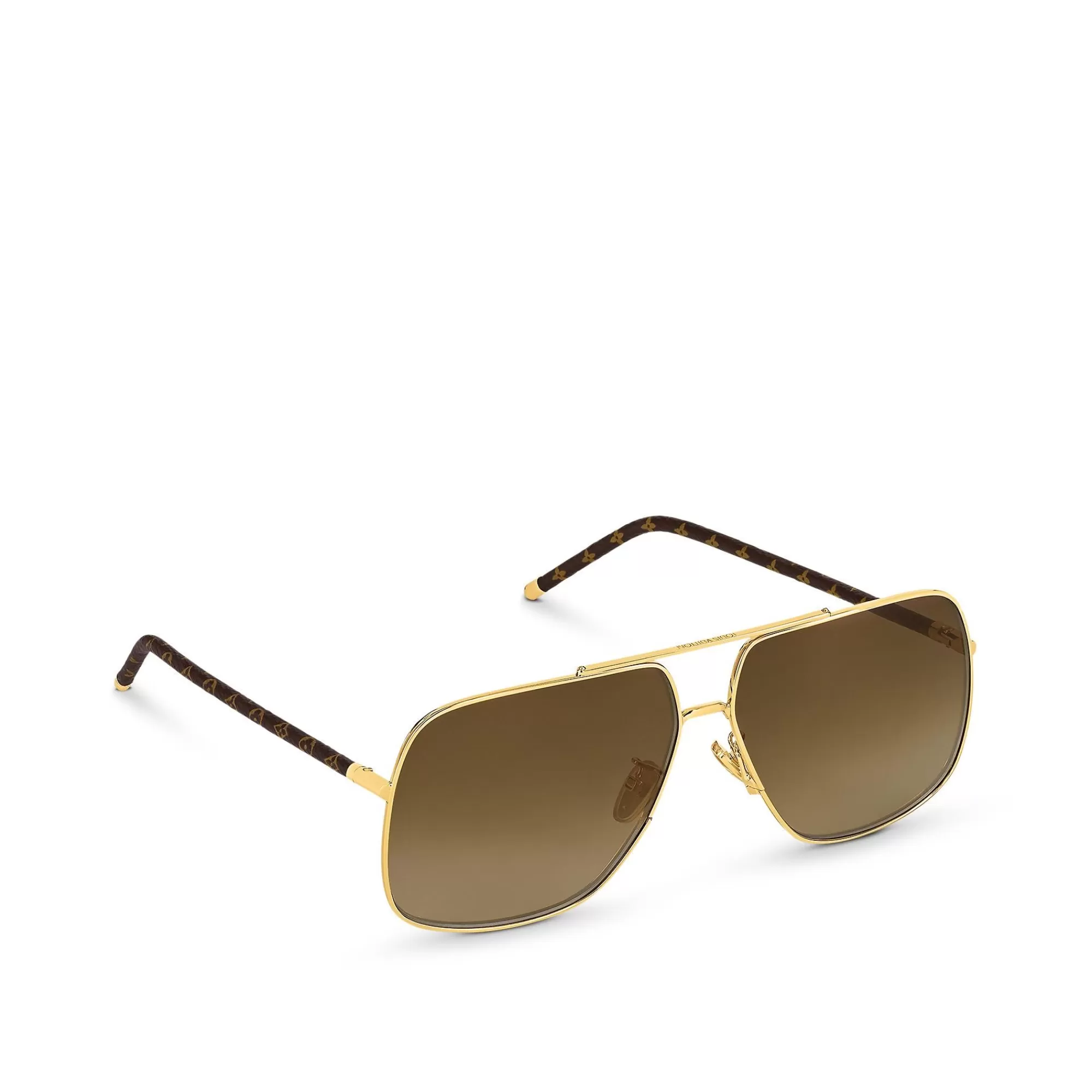 Shop Louis Vuitton Lv First Squared Pilot Sunglasses