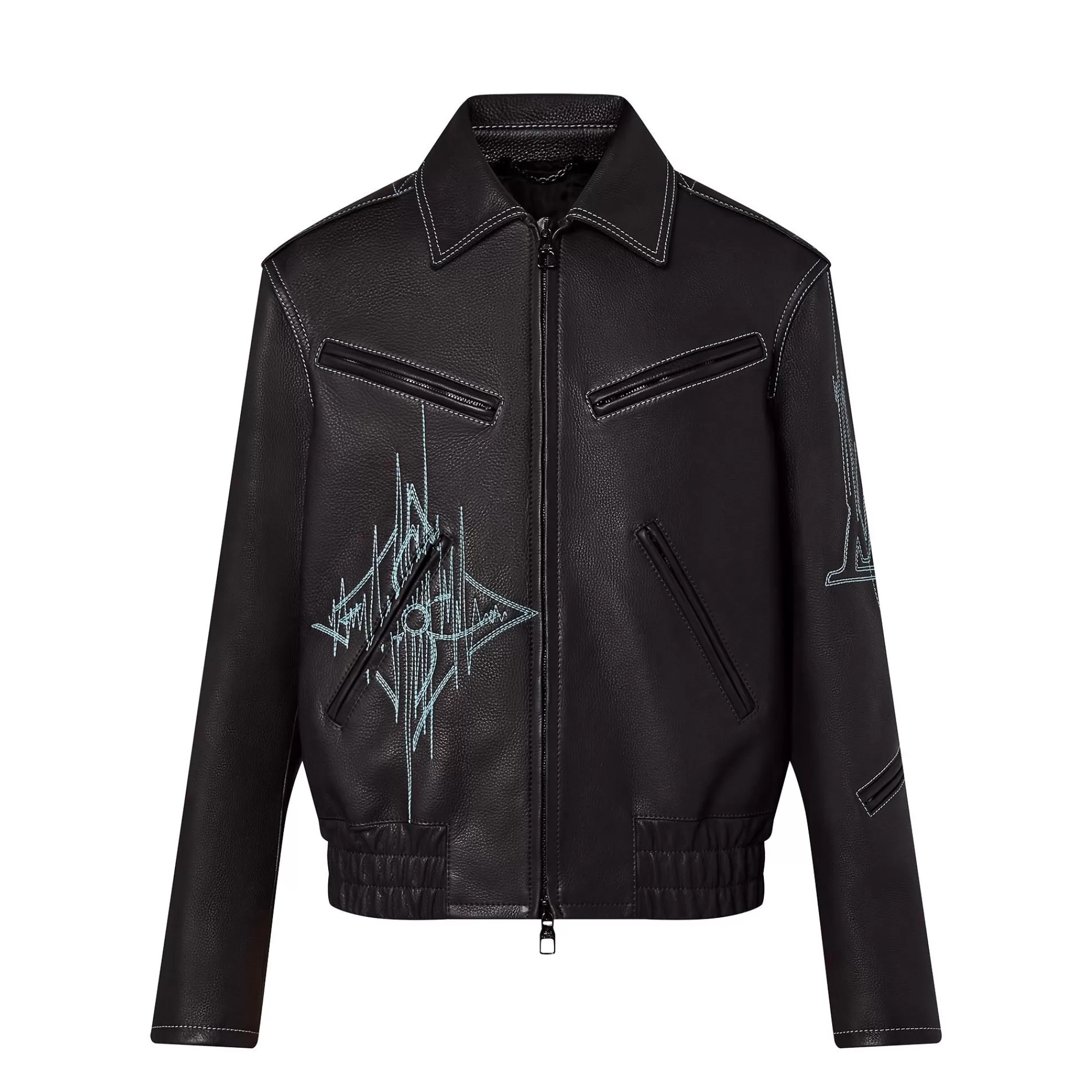 Outlet Louis Vuitton Lv Frequency Chic Leather Blouson
