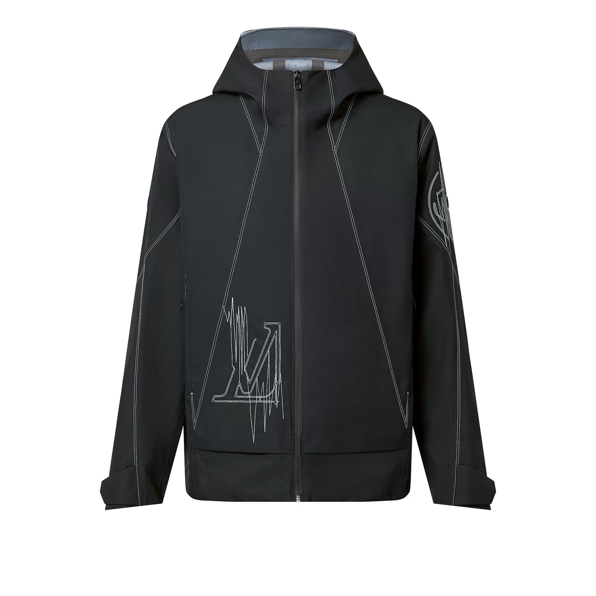 Cheap Louis Vuitton Lv Frequency Technical Hooded Blouson