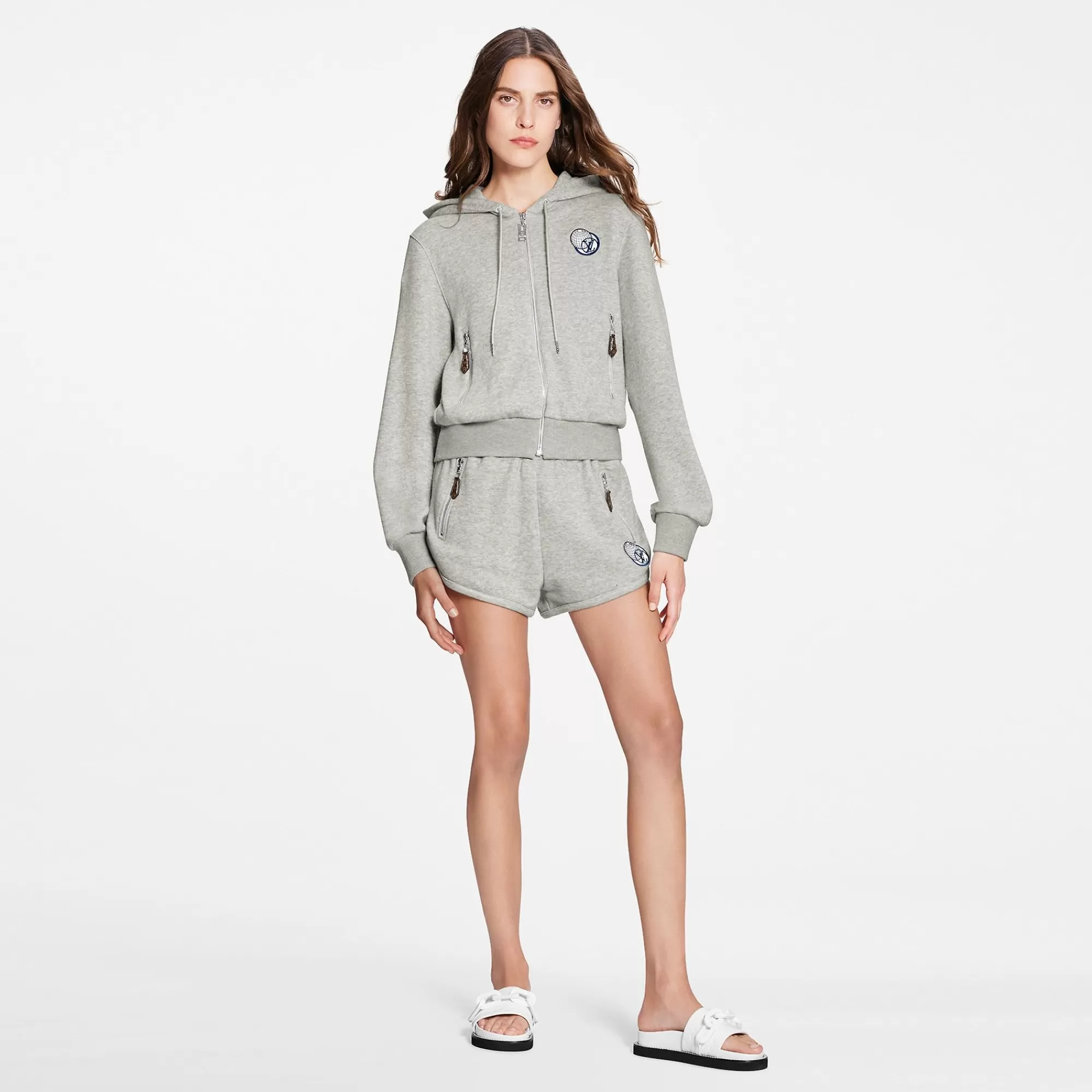 New Louis Vuitton Lv Globe Jogging Shorts
