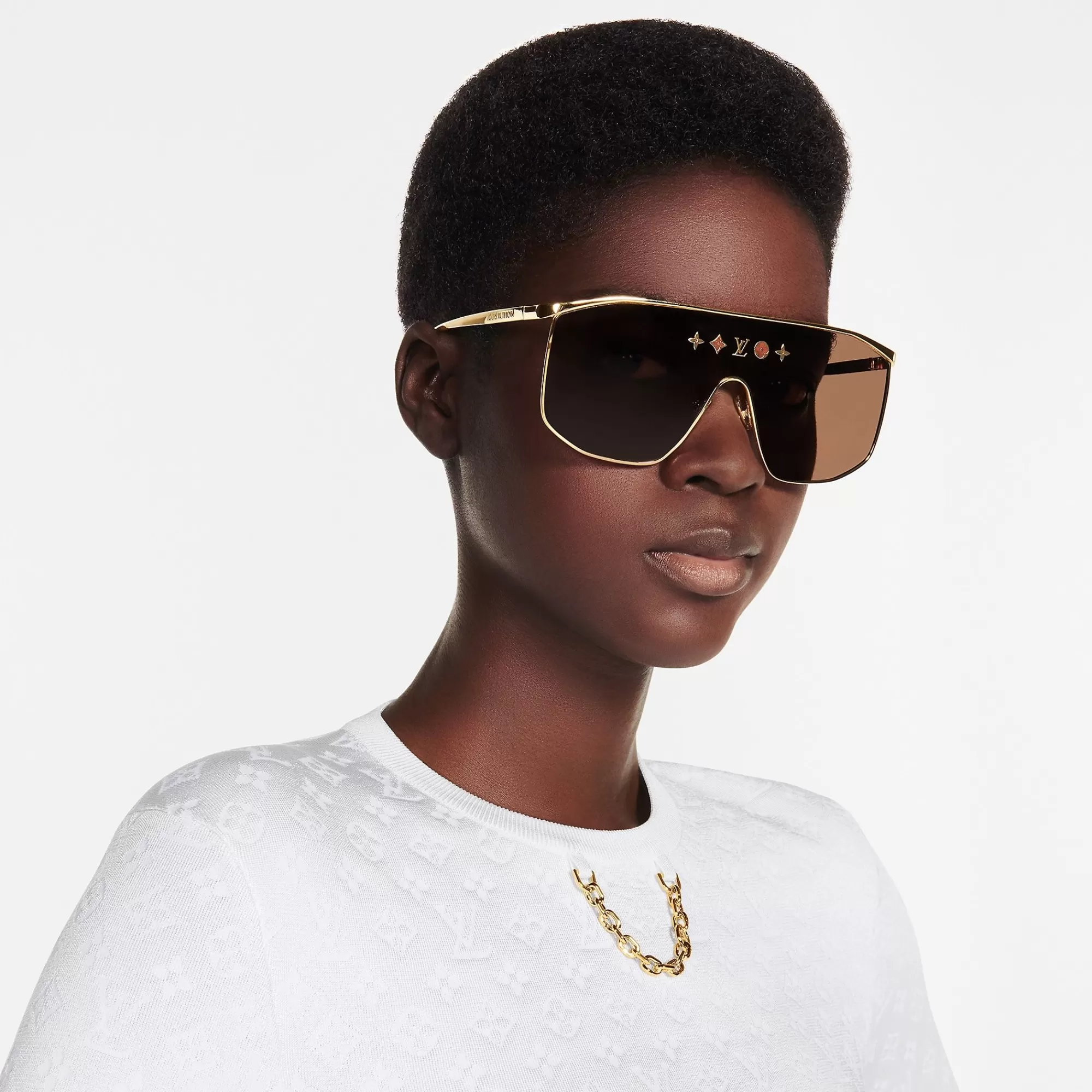 Sale Louis Vuitton Lv Golden Mask Sunglasses