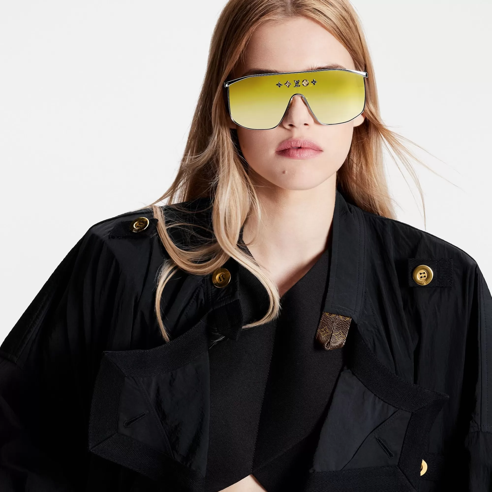 Best Louis Vuitton Lv Golden Mask Sunglasses Silver Mirror