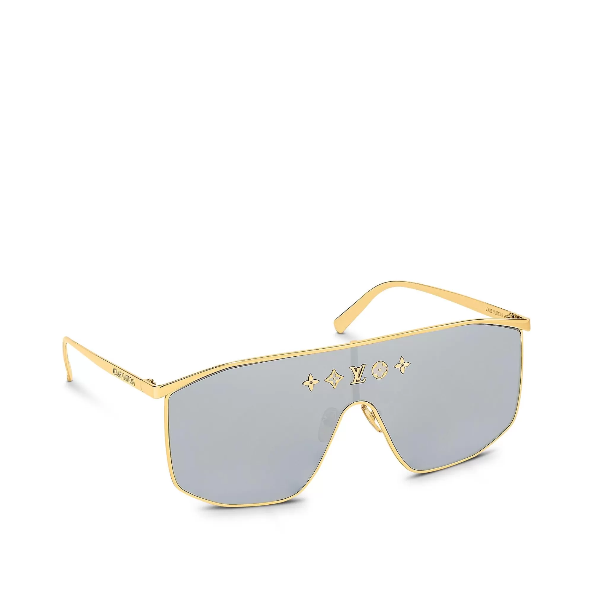 Best Louis Vuitton Lv Golden Mask Sunglasses Silver Mirror