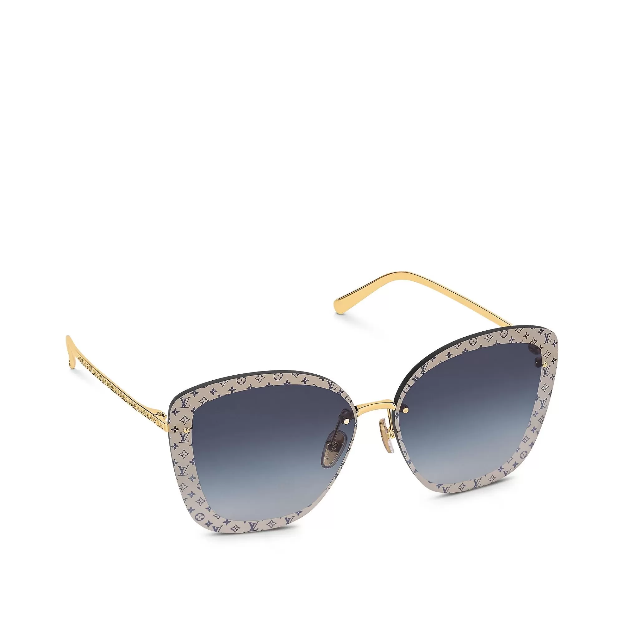 Shop Louis Vuitton Lv Halo Square Sunglasses