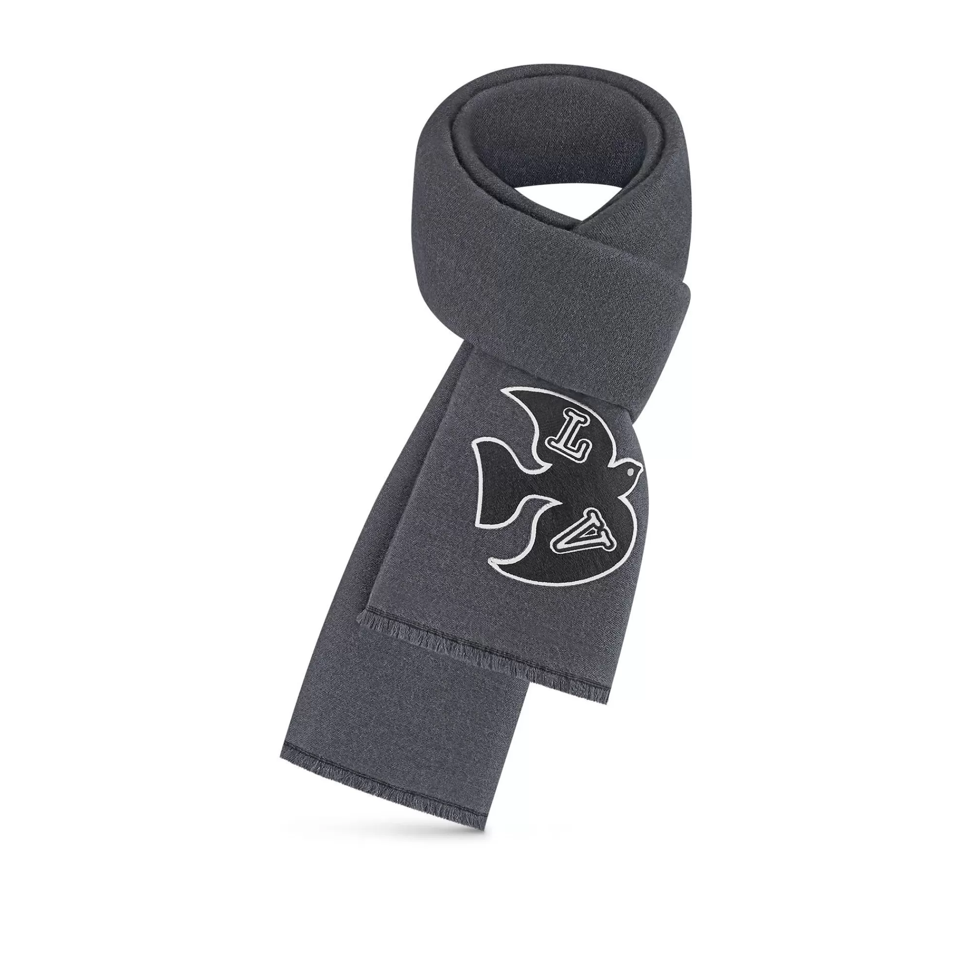 New Louis Vuitton Lv Harmony Scarf Anthracite