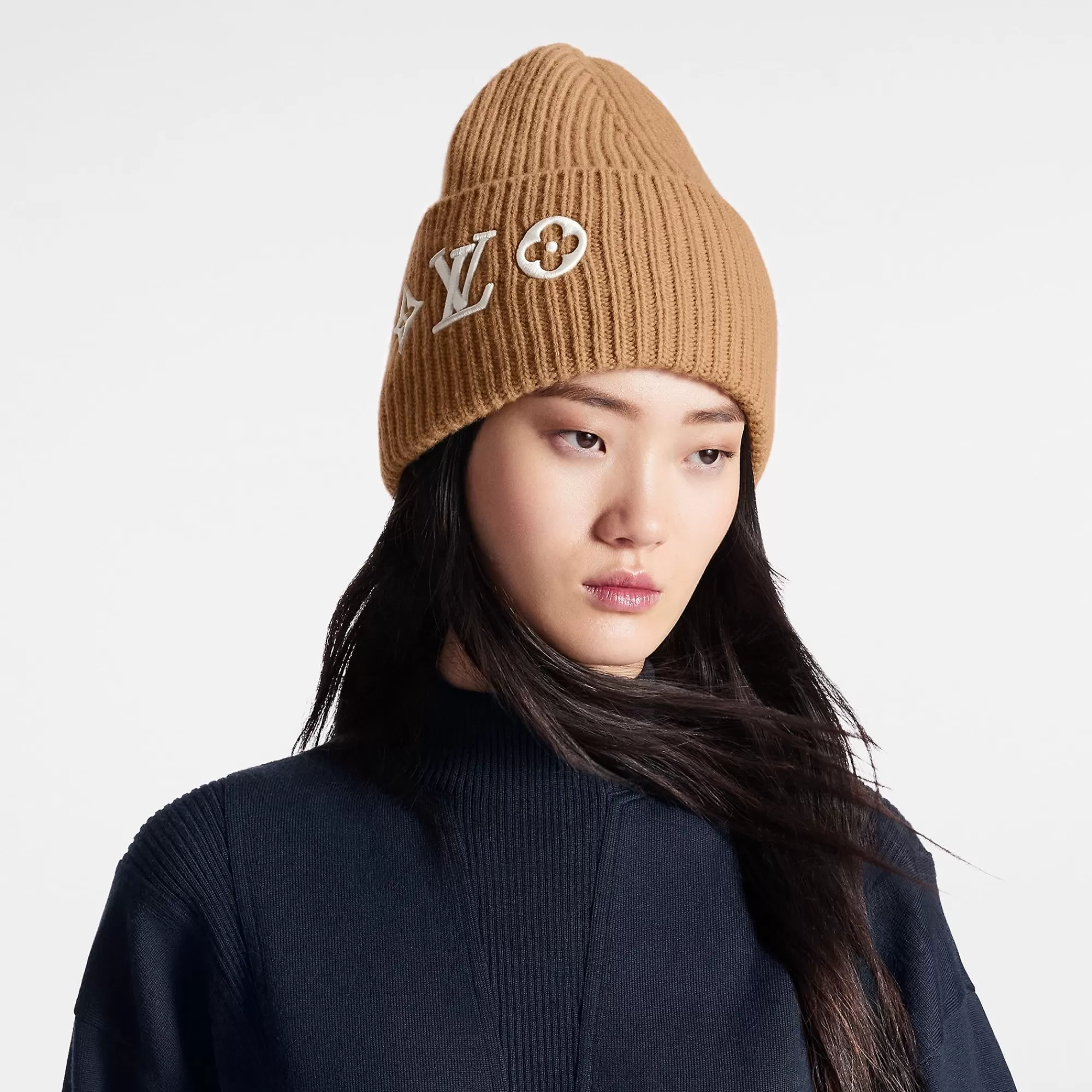 Best Louis Vuitton Lv Headline Beanie Camel