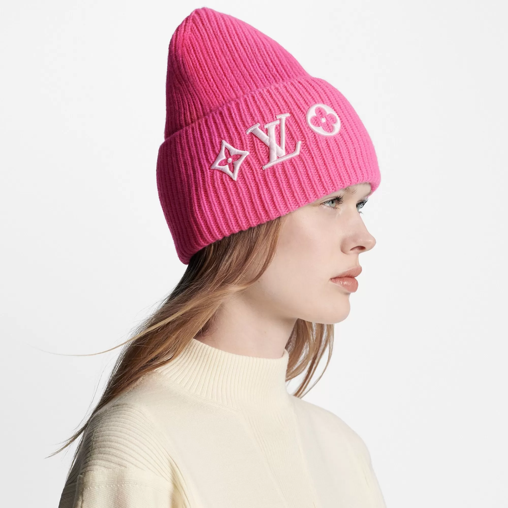 Sale Louis Vuitton Lv Headline Beanie Pink